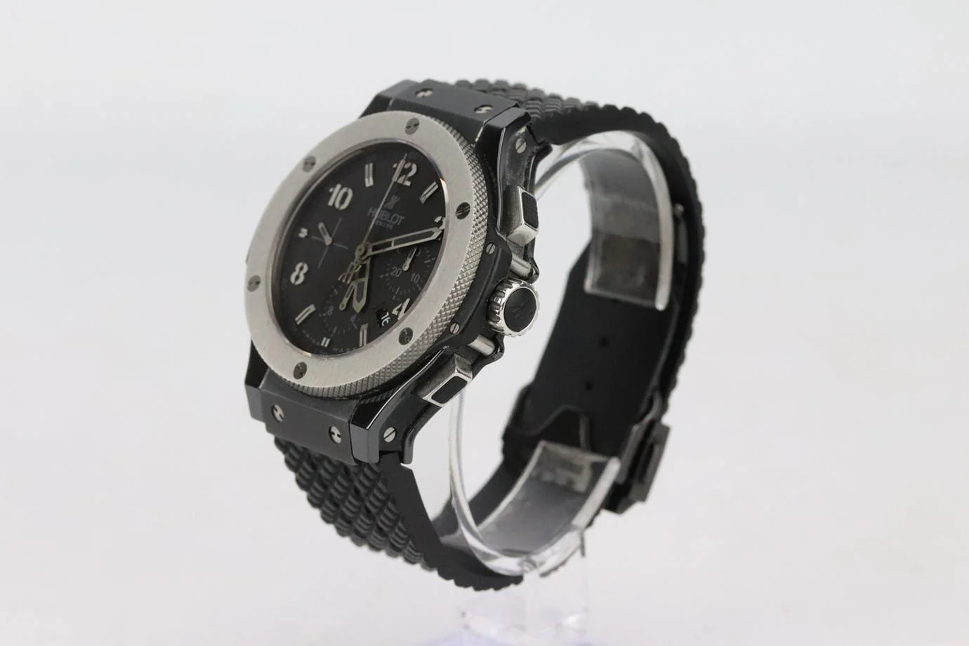HUBLOT BIG BANG CERAMIC CHRONOGRAPH BLACK ARABIT 44MM WRIST WATCH - Image 3