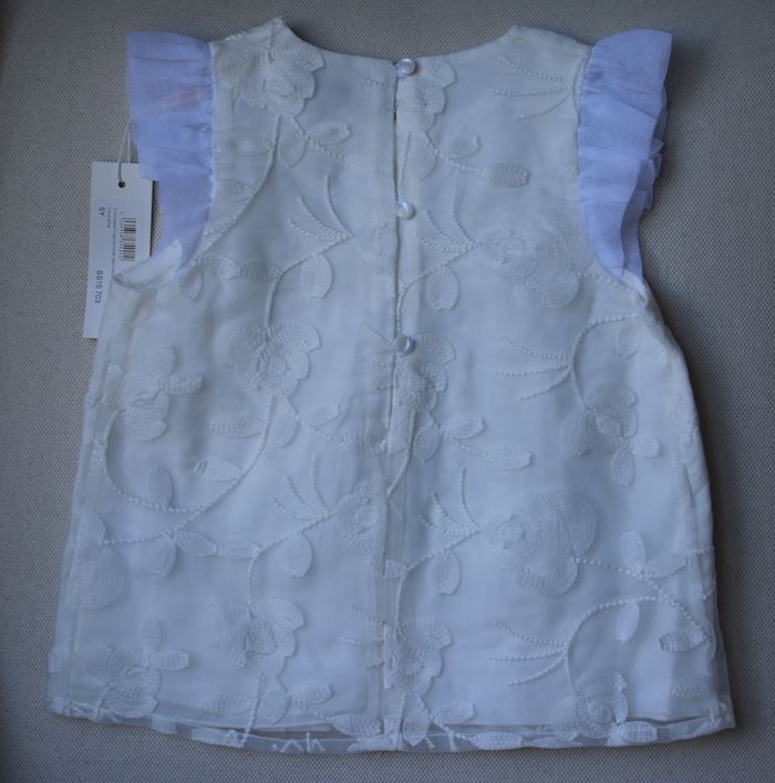 HUCKLEBONES LONDON GIRLS FLORAL BLOUSE 6 YEARS - Image 3