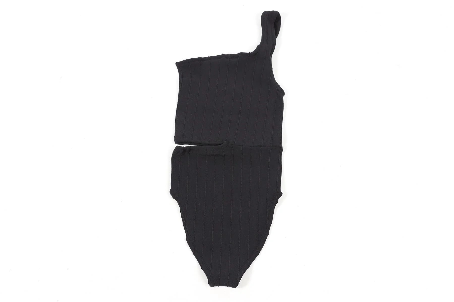 HUNZA G BLACK KNIT SWIMSUIT SMALL - Image 4