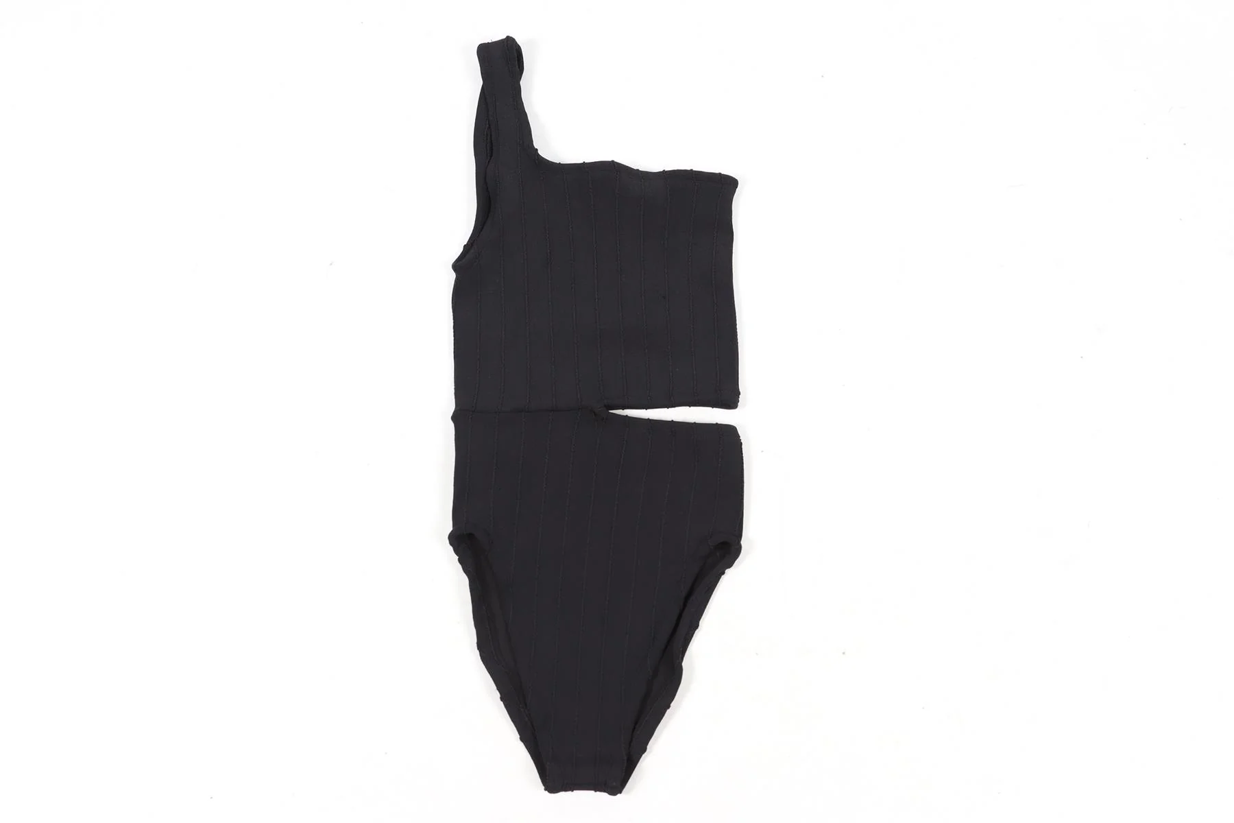 HUNZA G BLACK KNIT SWIMSUIT SMALL - Image 7