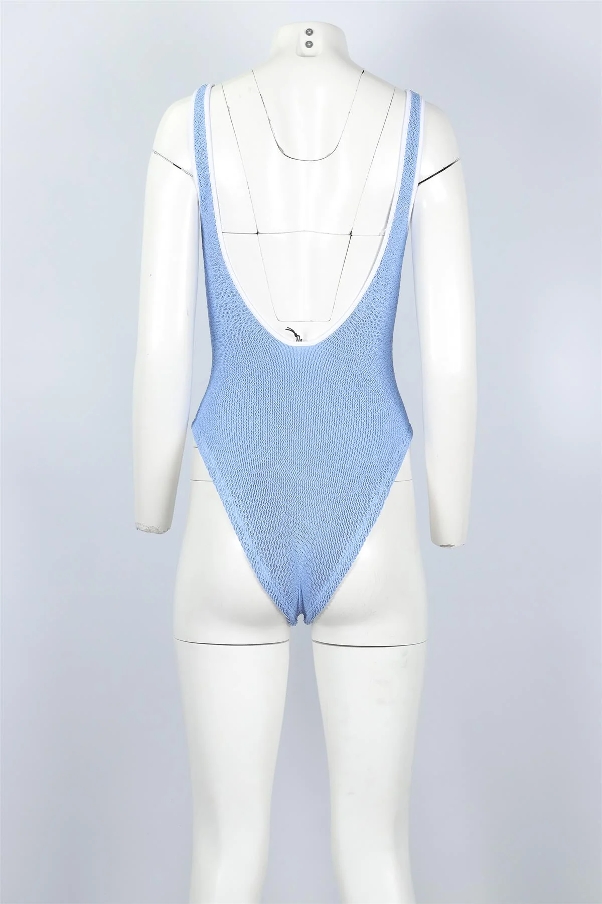 HUNZA G BLUE SWIMSUIT ONE SIZE - Image 4