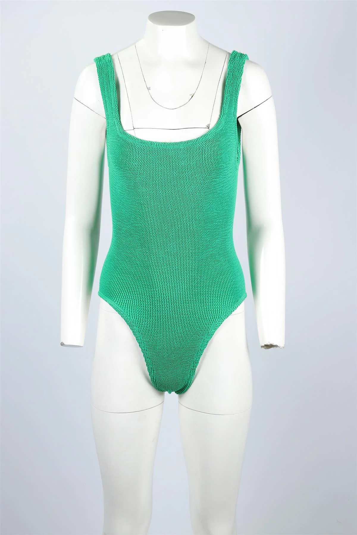 HUNZA G GREEN SWIMSUIT ONE SIZE - Image 2