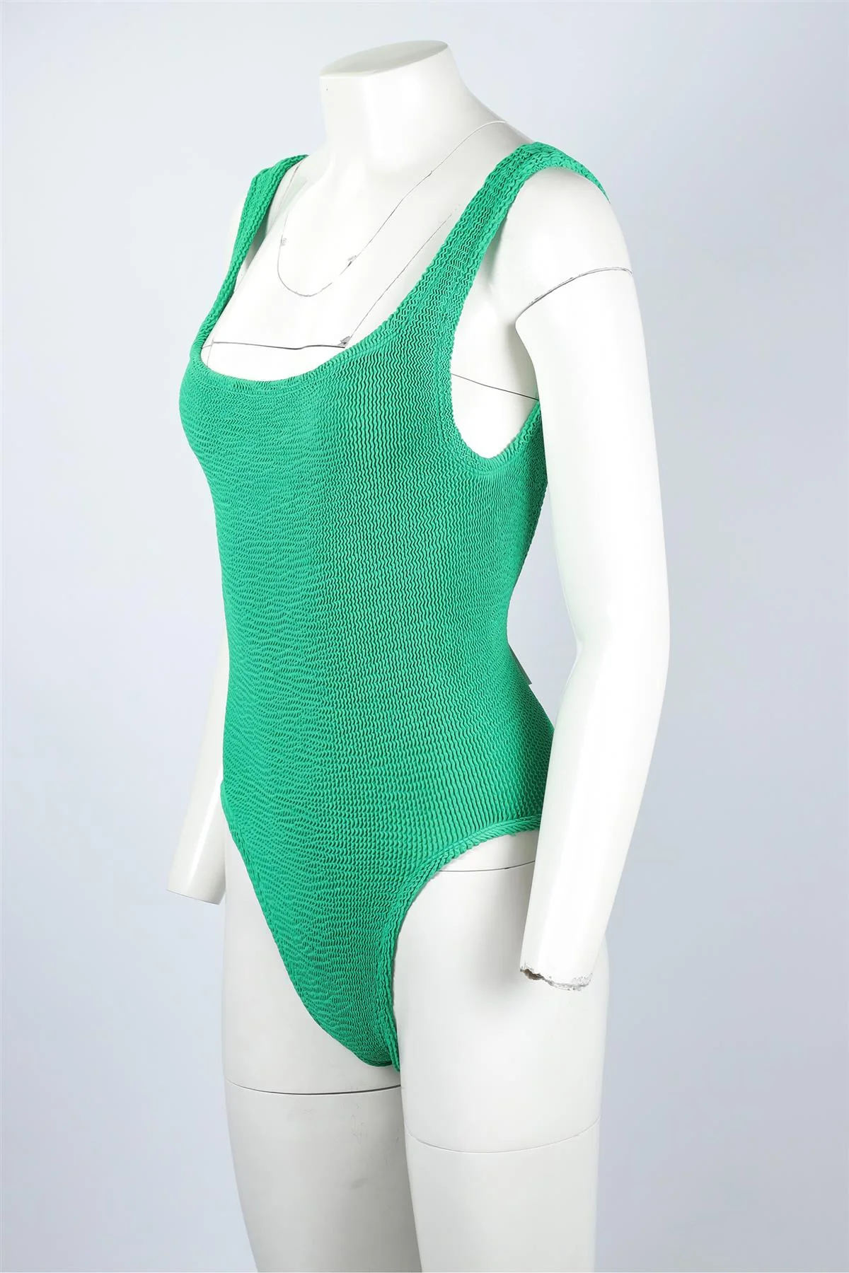 HUNZA G GREEN SWIMSUIT ONE SIZE - Image 3