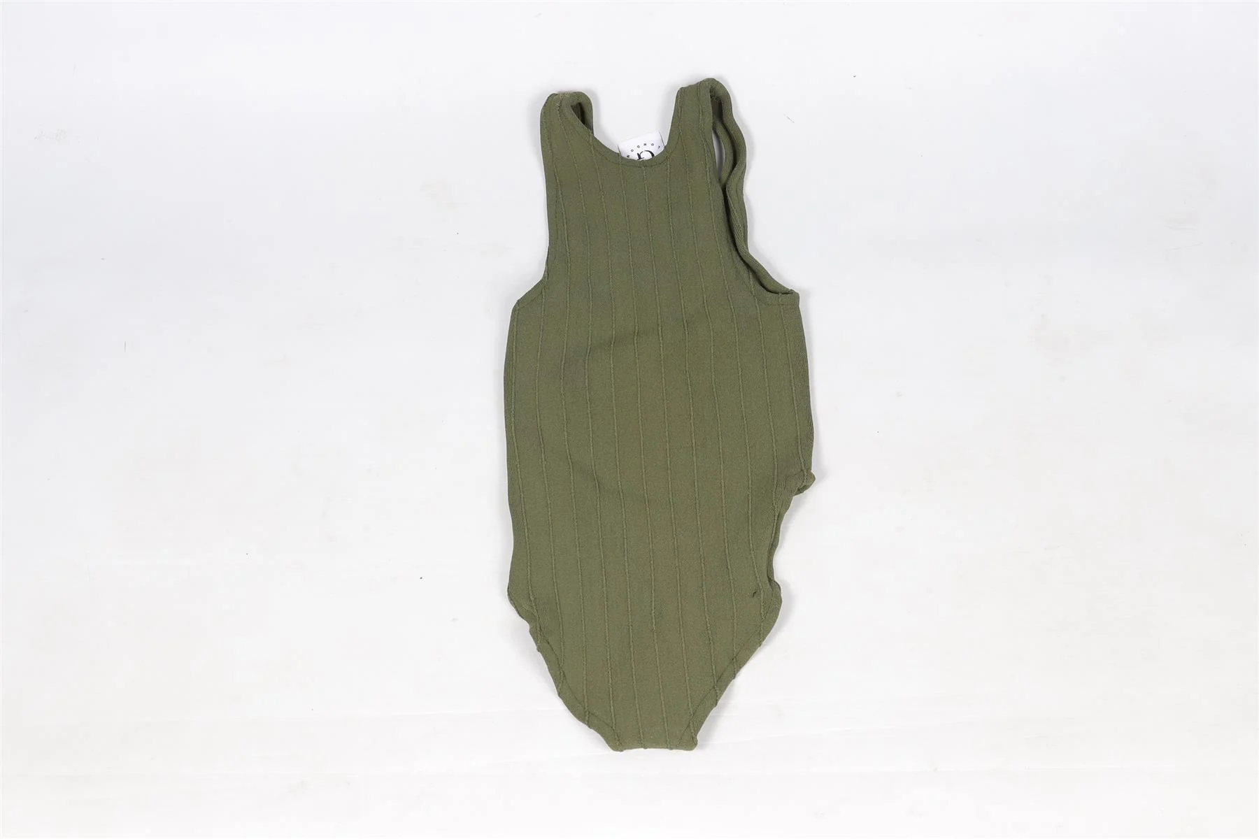 HUNZA G GREEN SWIMSUIT ONE SIZE - Image 4