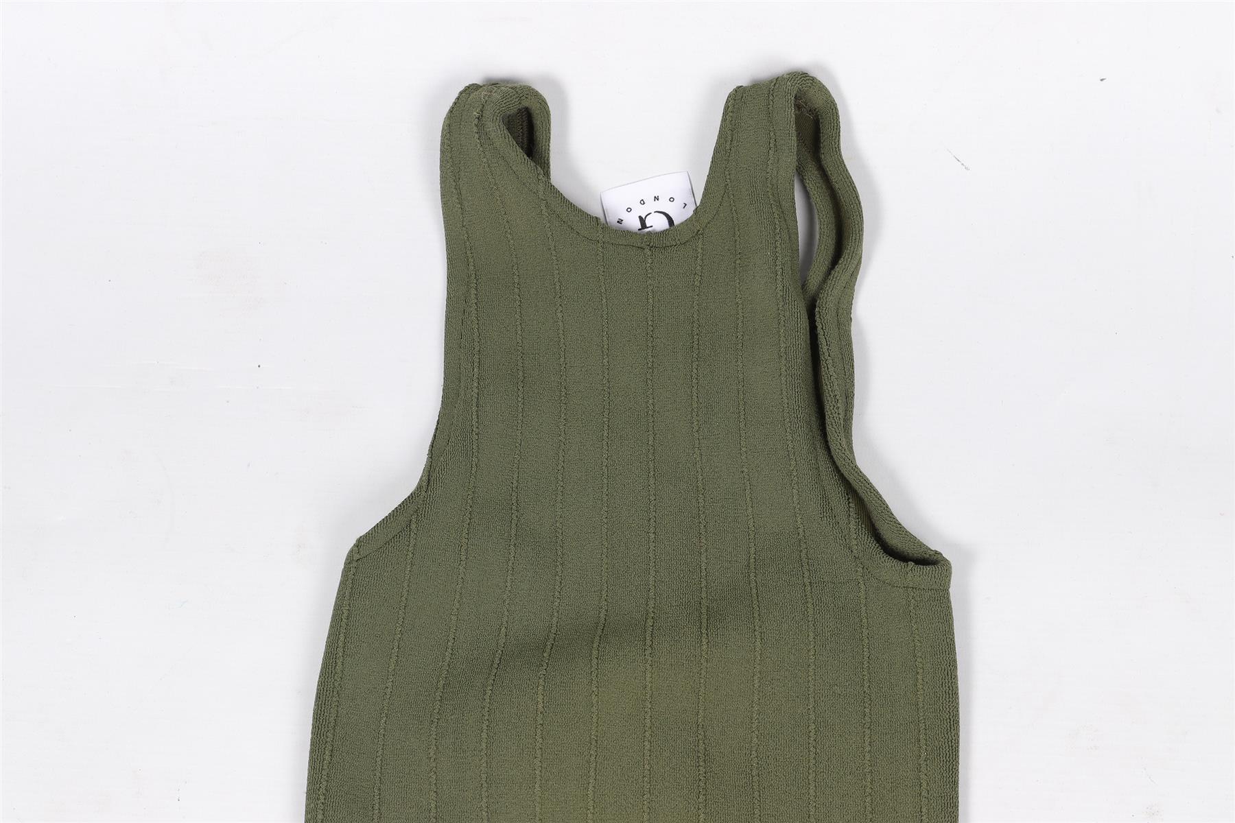 HUNZA G GREEN SWIMSUIT ONE SIZE - Image 5