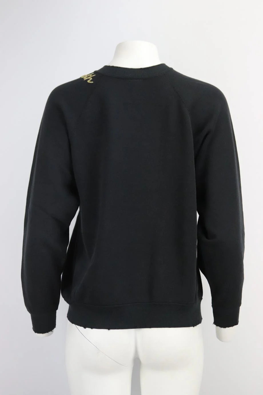 I STOLE MY BOYFRIEND'S SHIRT EMBROIDERED COTTON BLEND SWEATSHIRT XSMALL/SMALL - Image 4