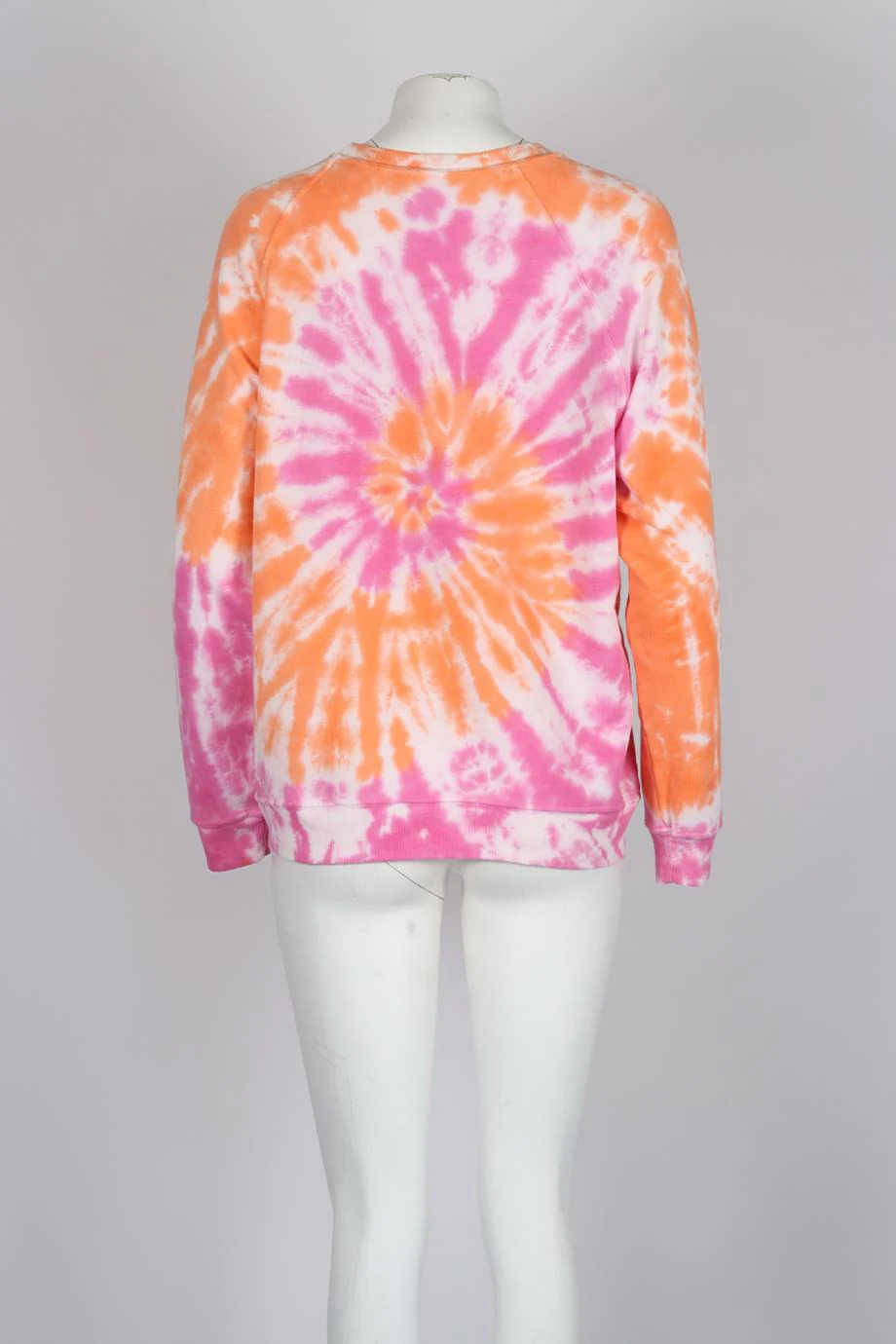 I STOLE MY BOYFRIEND'S SHIRT TIE DYED COTTON JERSEY SWEATSHIRT MEDIUM-LARGE - Image 4