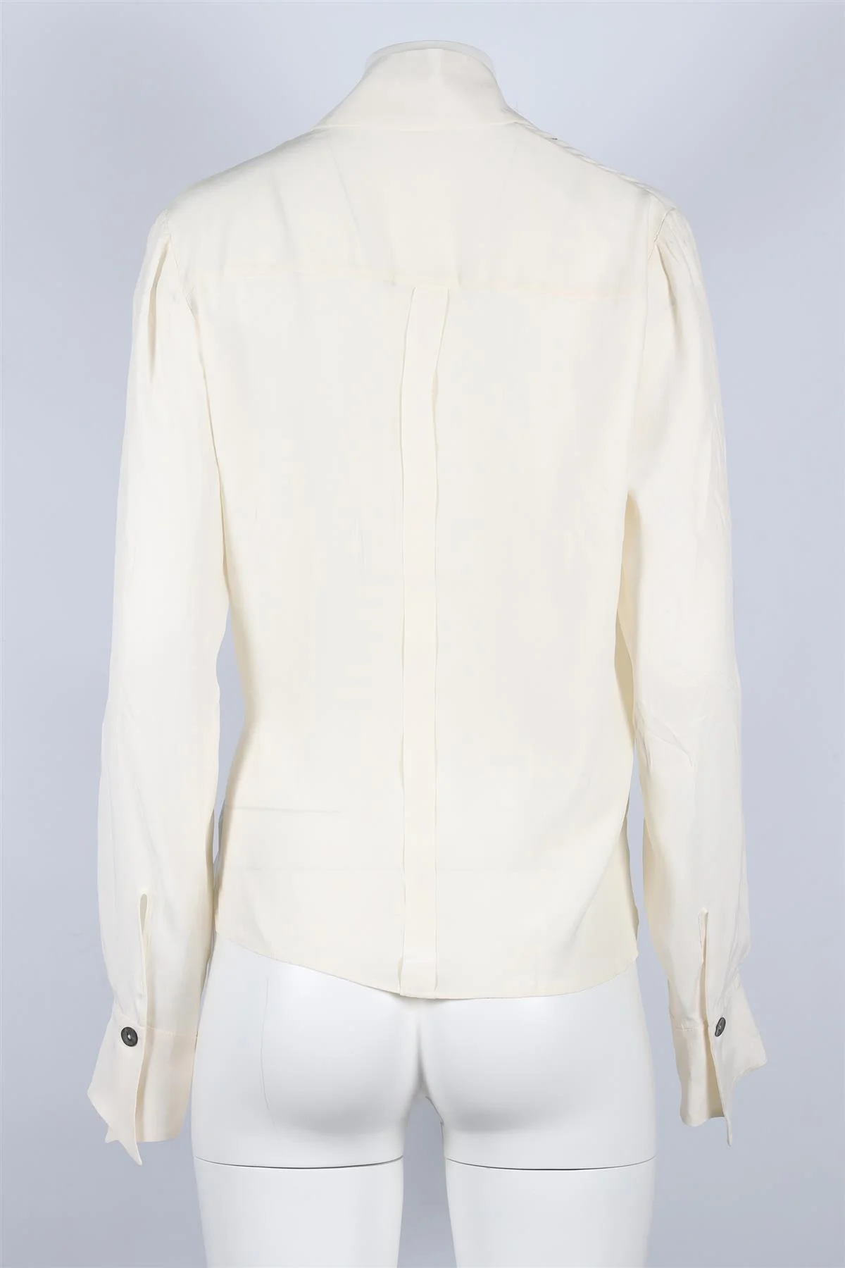 IBRIGU SARTORIAL ENGINEERING CREAM AND BLACK SILK TOP IT 40 UK 8 - Image 4