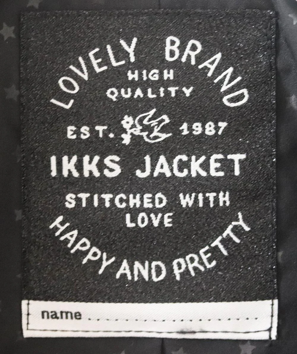 IKKS KIDS GIRLS EMBROIDERED BIKER JACKET 5 YEARS - Image 4