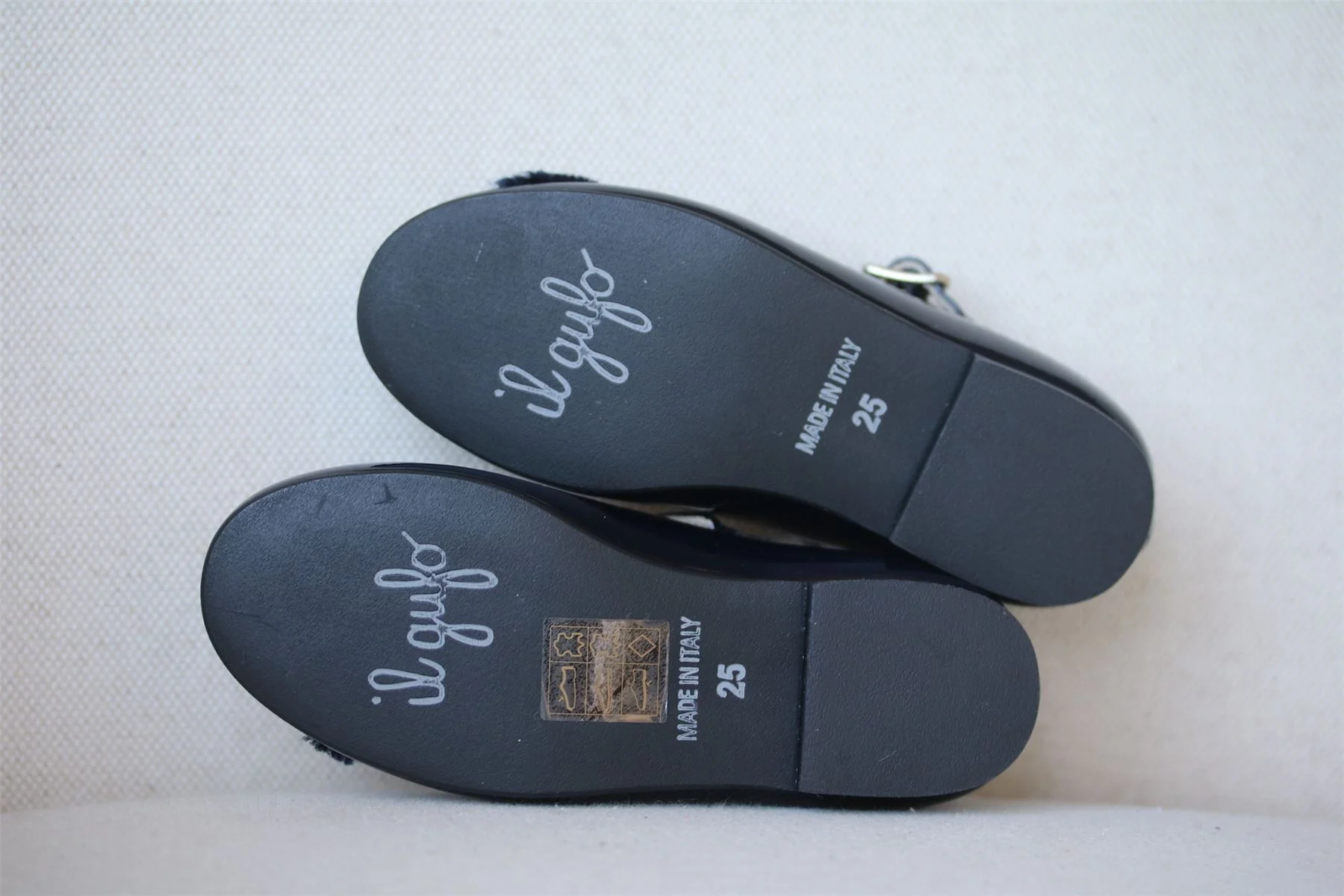 IL GUFO GIRLS NAVY BLUE PATENT LEATHER SHOES EU 25 UK 8 - Image 6