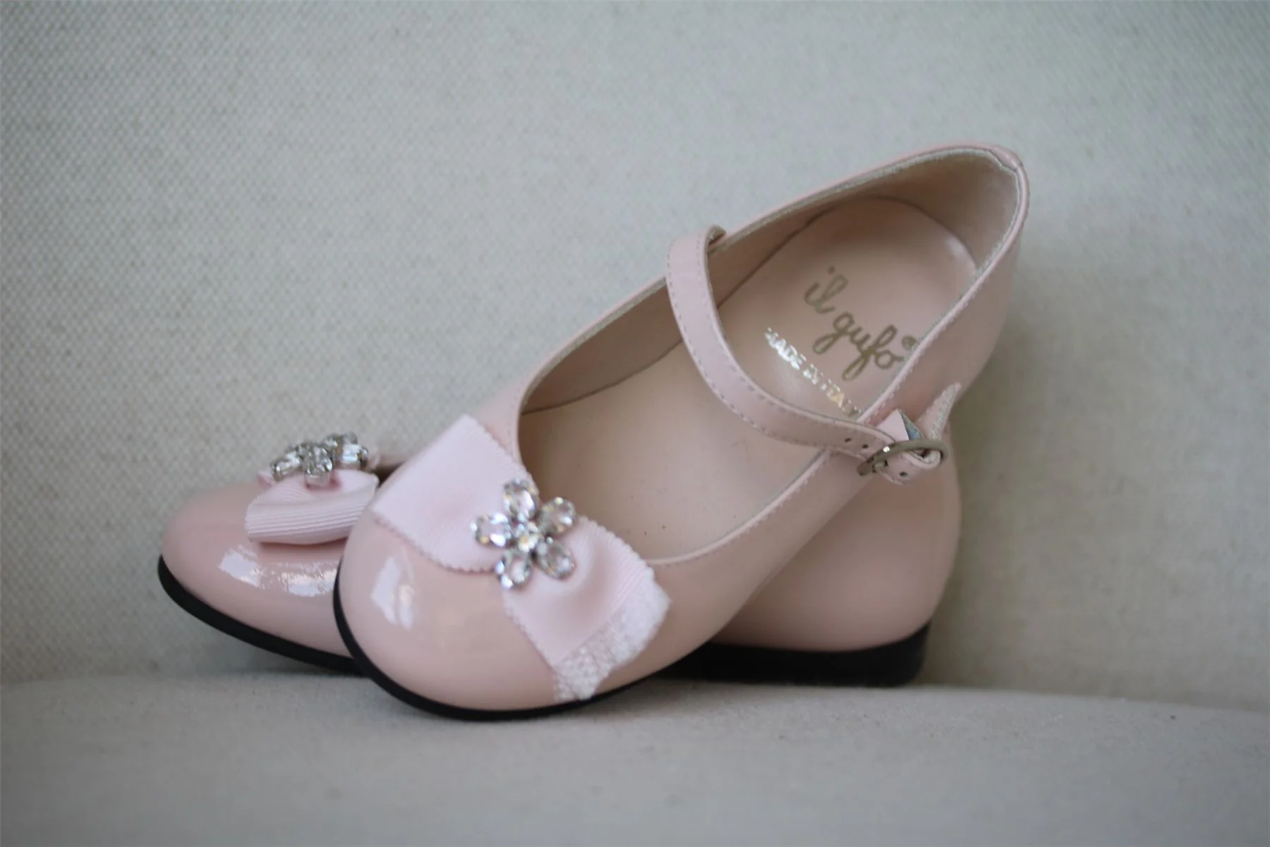 IL GUFO GIRLS PINK PATENT LEATHER SHOES EU 25 UK 8 - Image 5