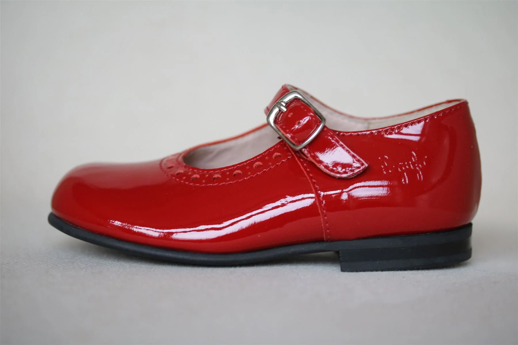 IL GUFO GIRLS RED PATENT LEATHER SHOES EU 23 UK 6 - Image 2