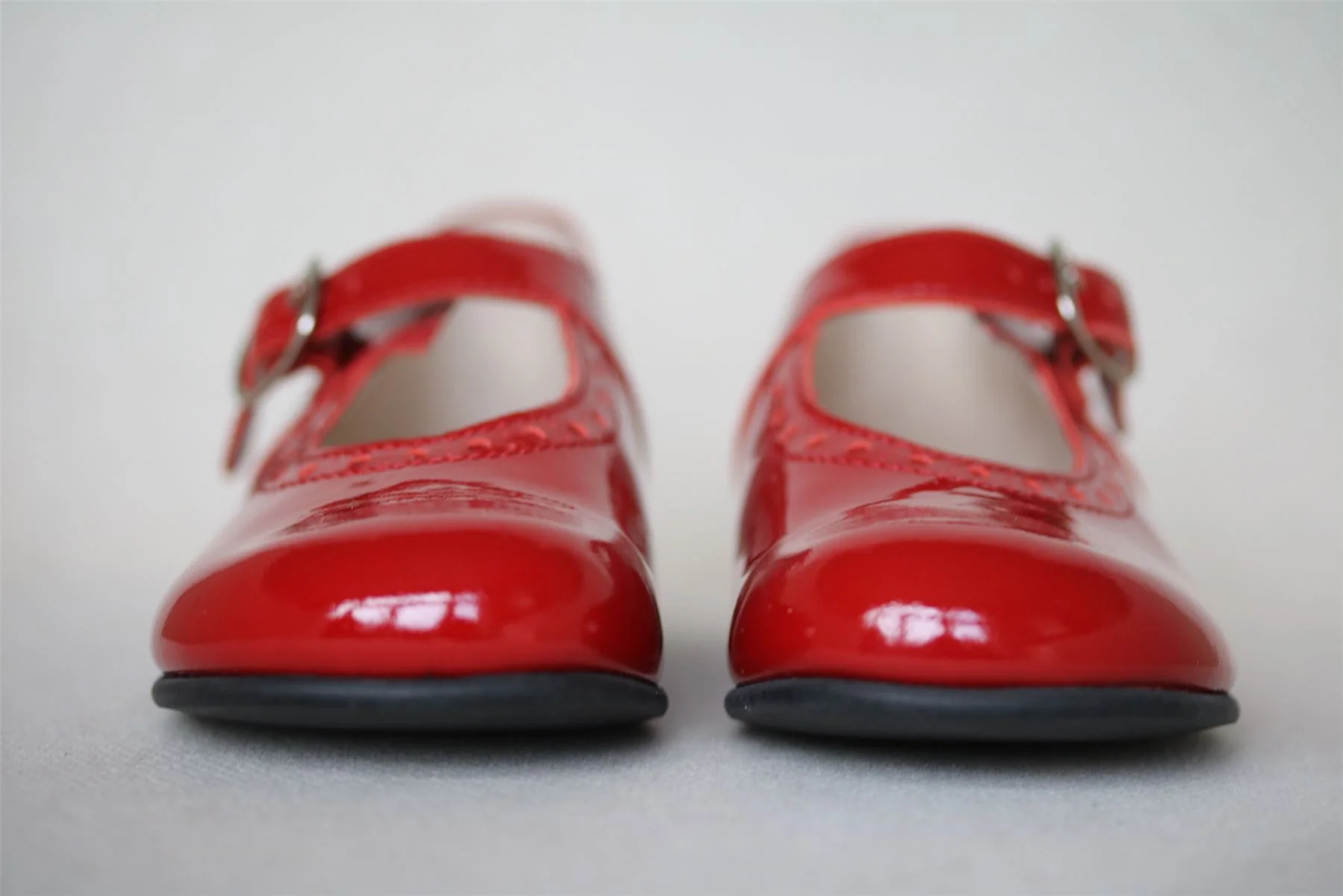 IL GUFO GIRLS RED PATENT LEATHER SHOES EU 23 UK 6 - Image 3