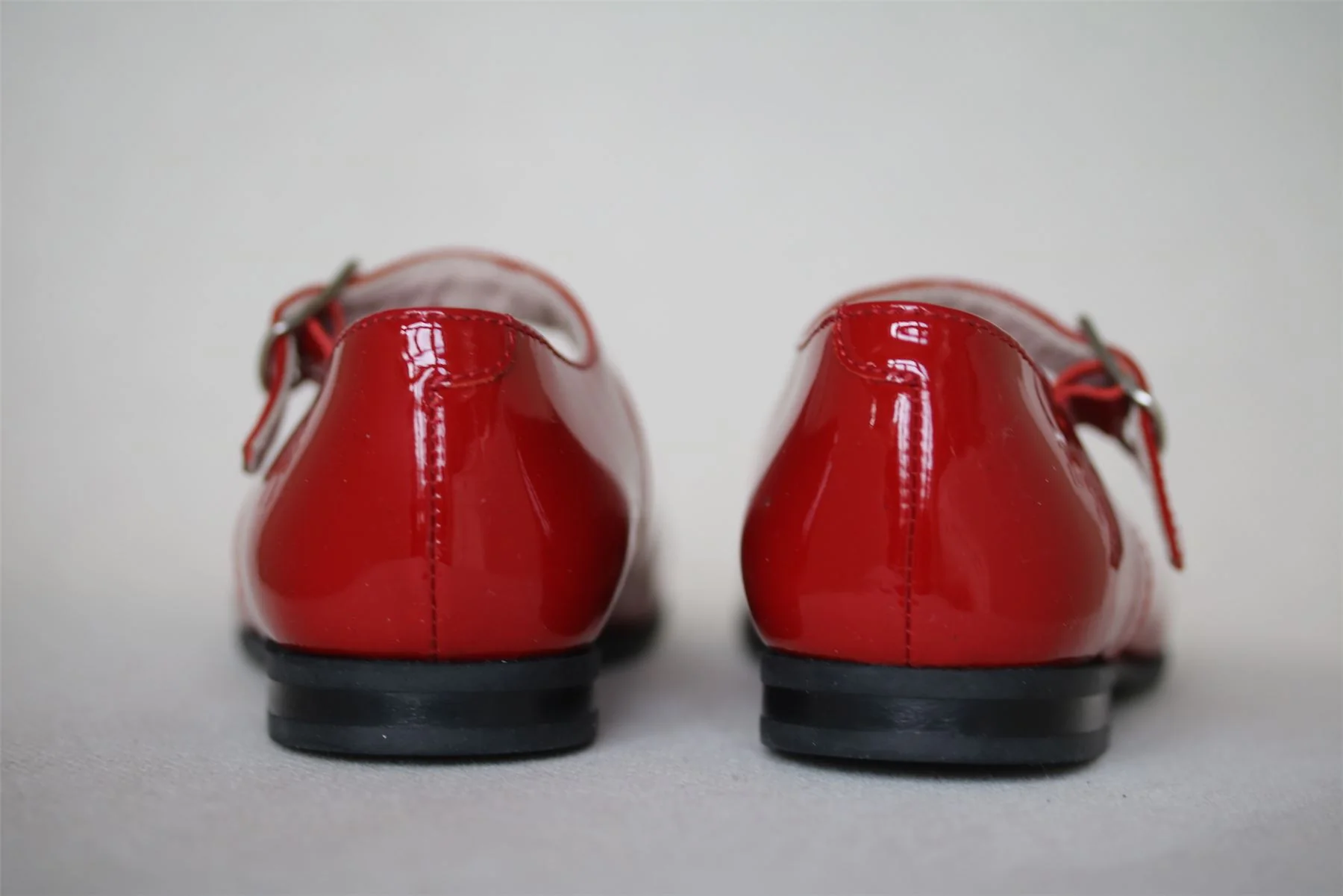 IL GUFO GIRLS RED PATENT LEATHER SHOES EU 23 UK 6 - Image 4