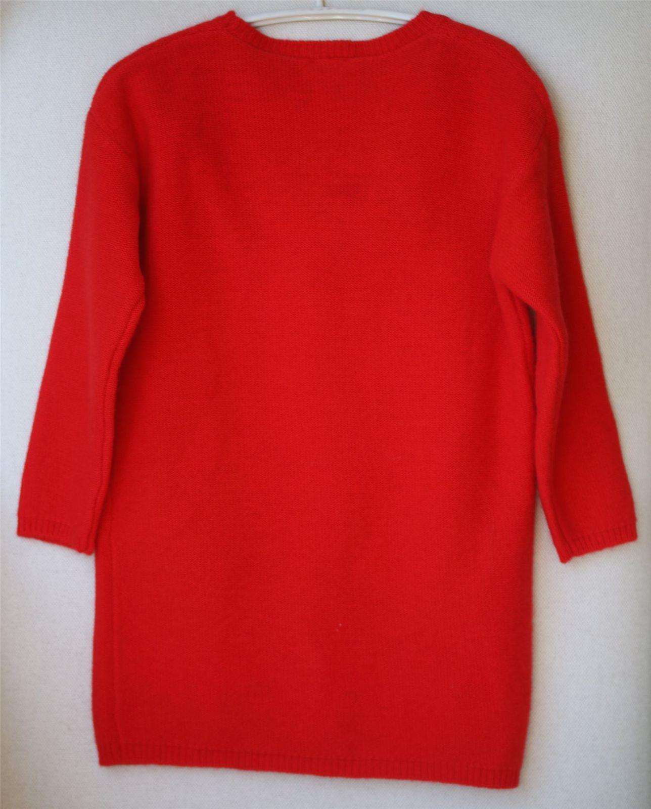 IL GUFO KIDS GIRLS POM POM WOOL DRESS 5 YEARS - Image 3