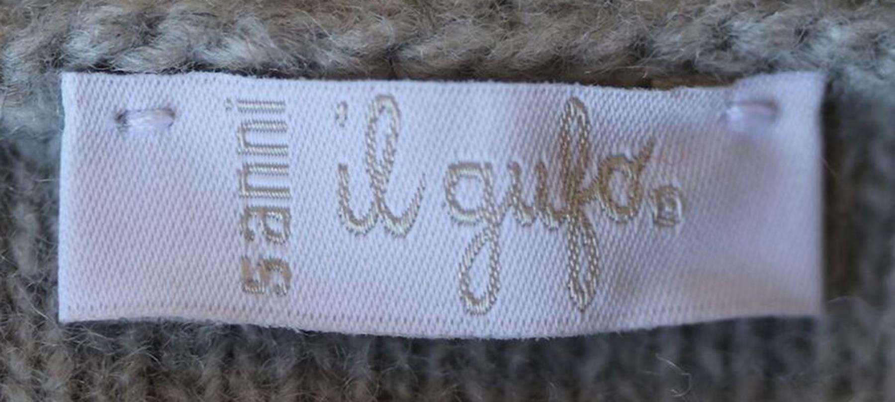 IL GUFO KIDS GIRLS POM POM WOOL DRESS 5 YEARS - Image 4