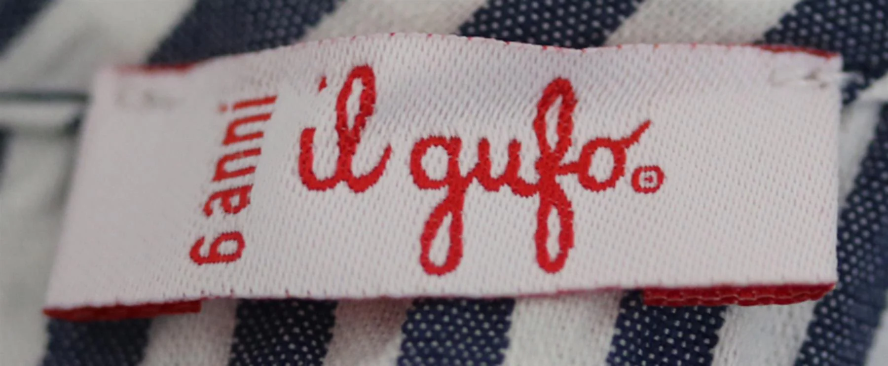 IL GUFO KIDS GIRLS STRIPED COTTON DRESS 6 YEARS - Image 4