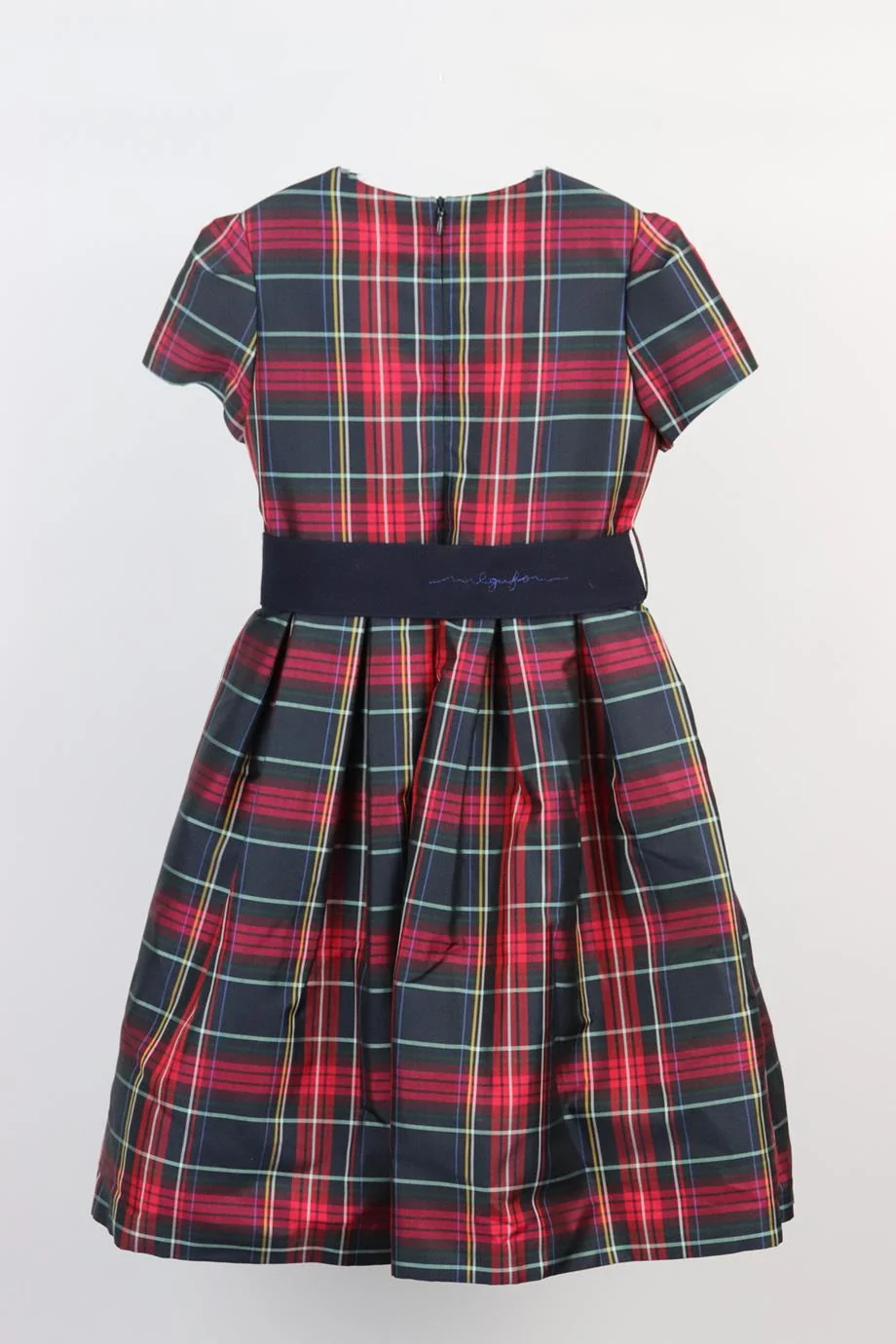 IL GUFO KIDS GIRLS TARTAN DRESS 8 YEARS - Image 3