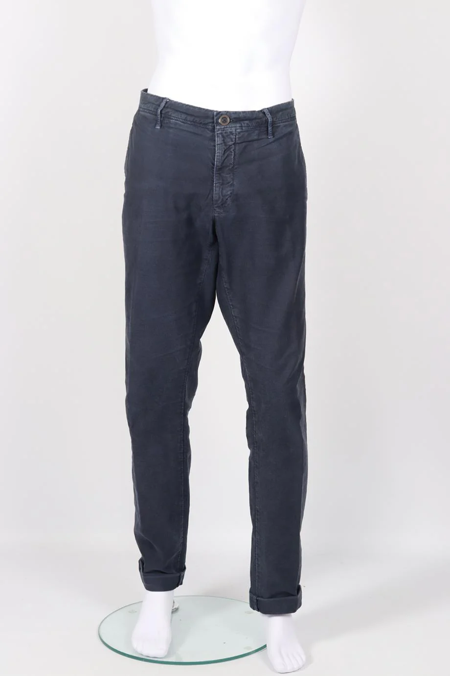 INCOTEX MEN'S COTTON BLEND STRAIGHT LEG PANTS UK/US WAIST 38 - Image 2