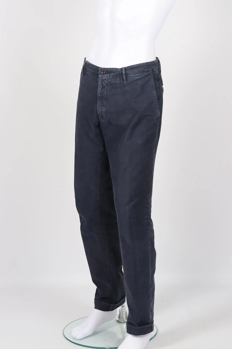 INCOTEX MEN'S COTTON BLEND STRAIGHT LEG PANTS UK/US WAIST 38 - Image 3