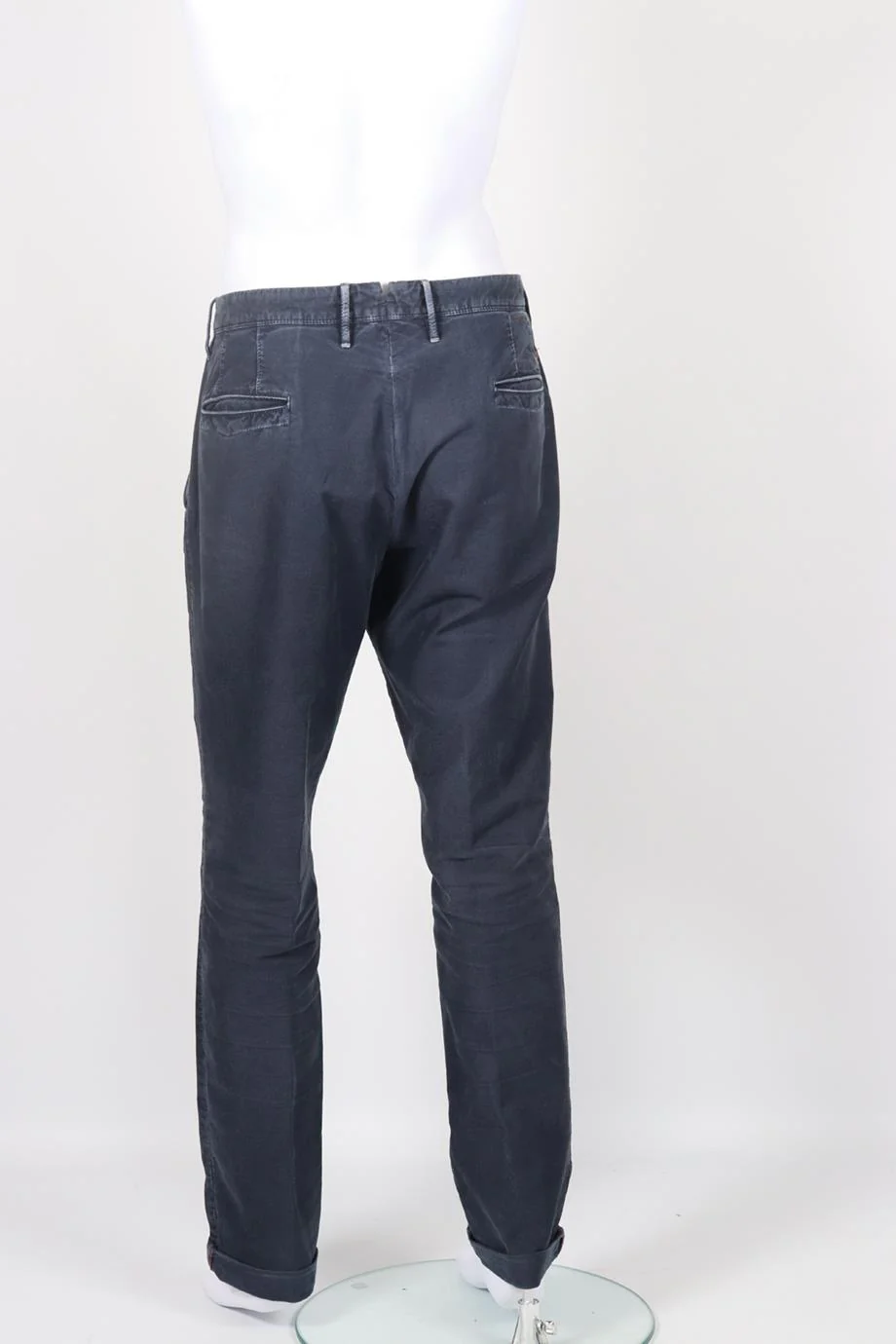 INCOTEX MEN'S COTTON BLEND STRAIGHT LEG PANTS UK/US WAIST 38 - Image 4
