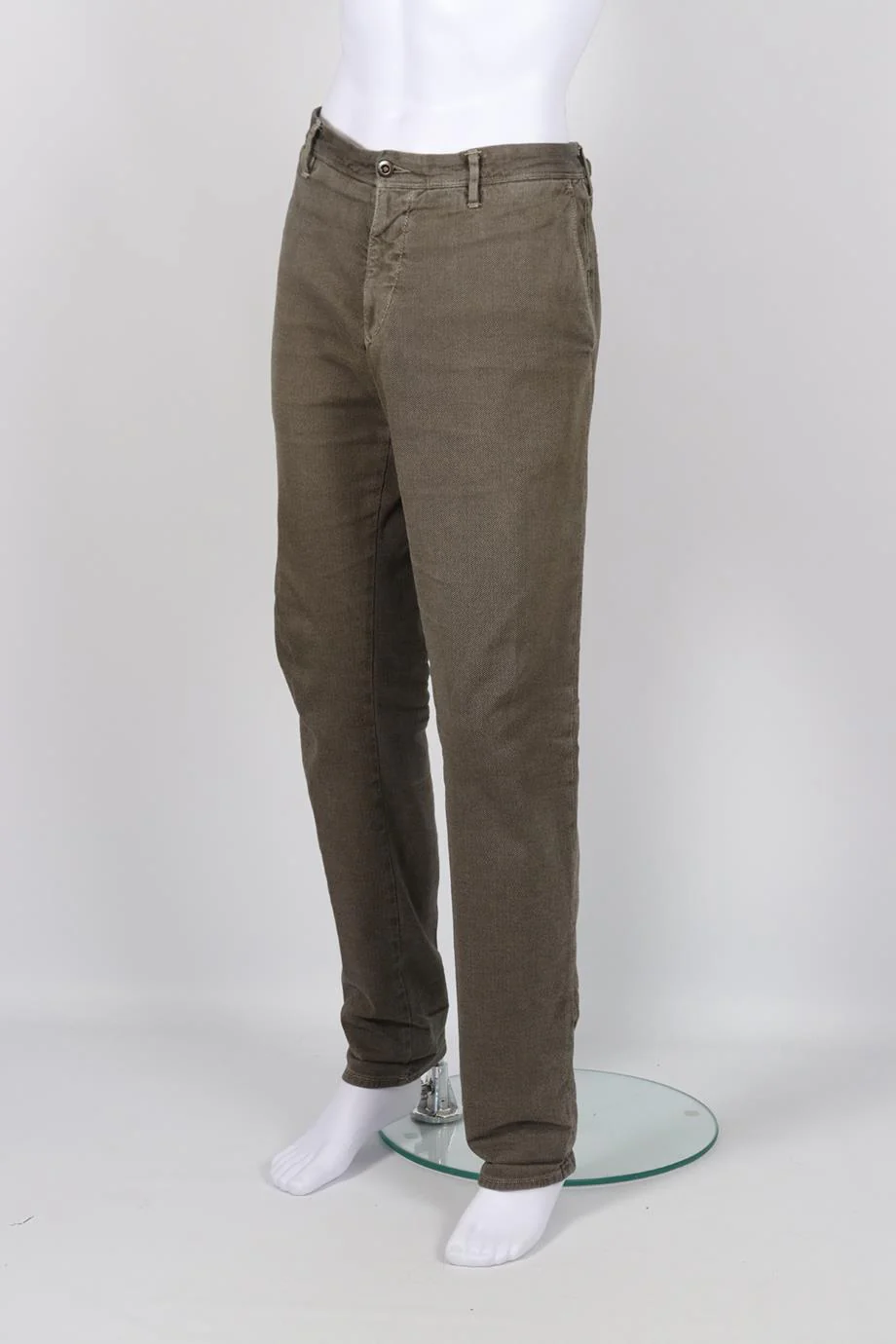 INCOTEX MEN'S COTTON BLEND STRAIGHT LEG PANTS UK/US WAIST 38 - Image 3