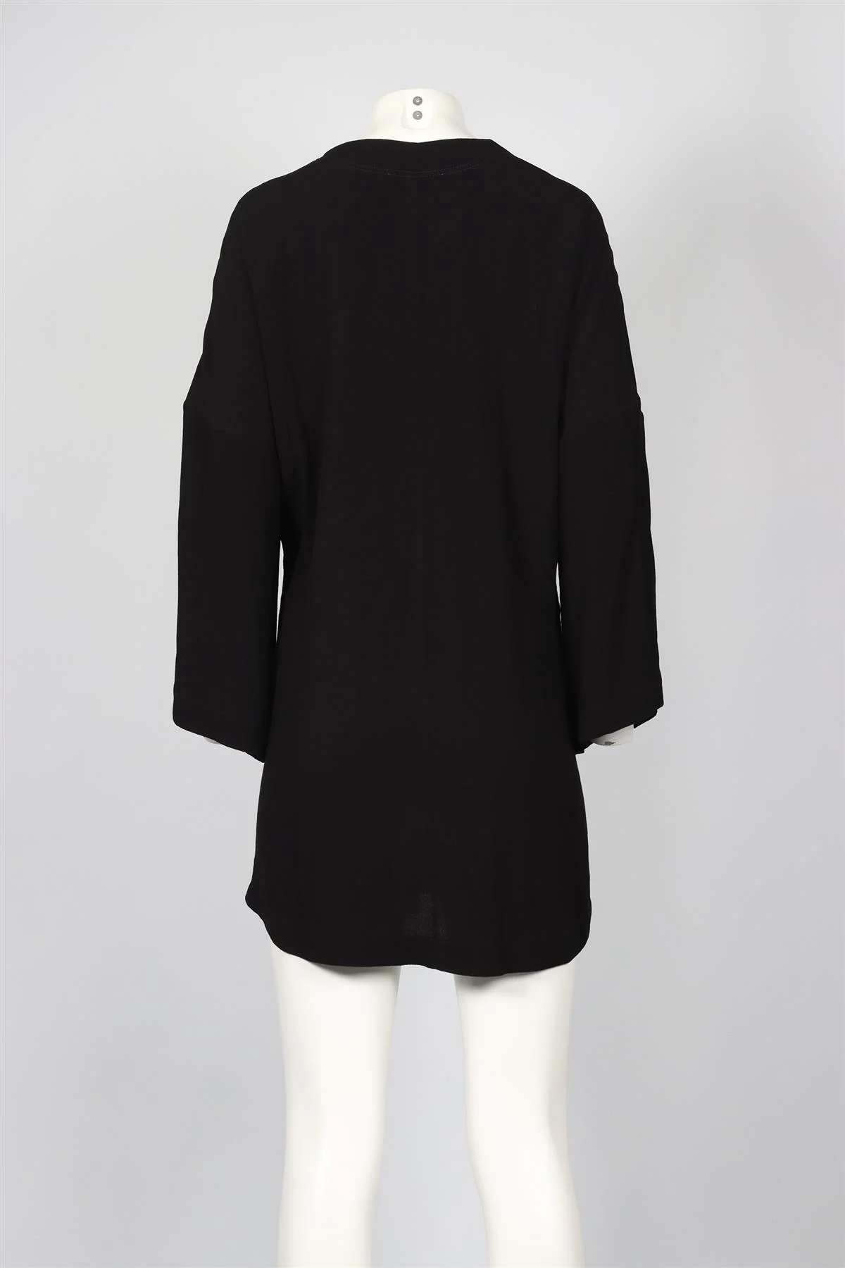 IRO BLACK CREPE MINI DRESS FR 36 UK 8 - Image 4