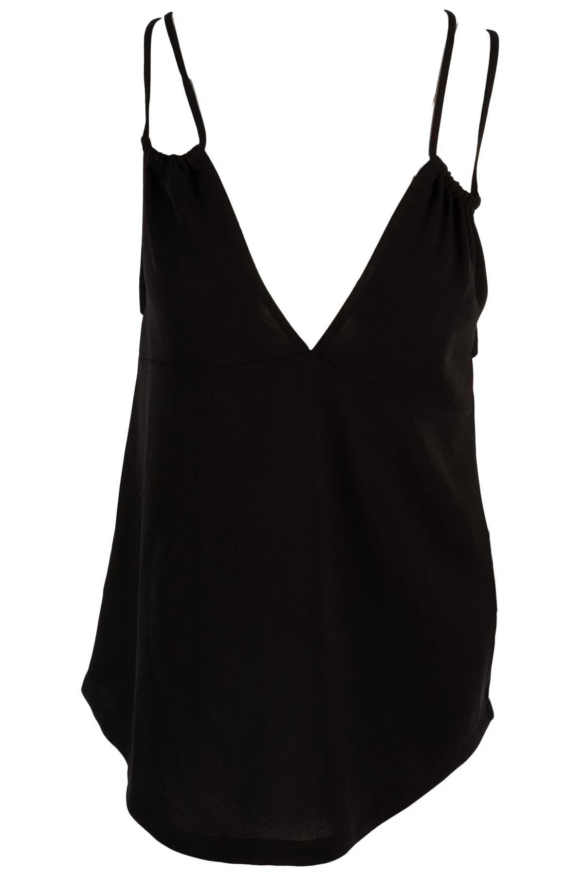 IRO BLACK CREPE TOP FR 38 UK 10