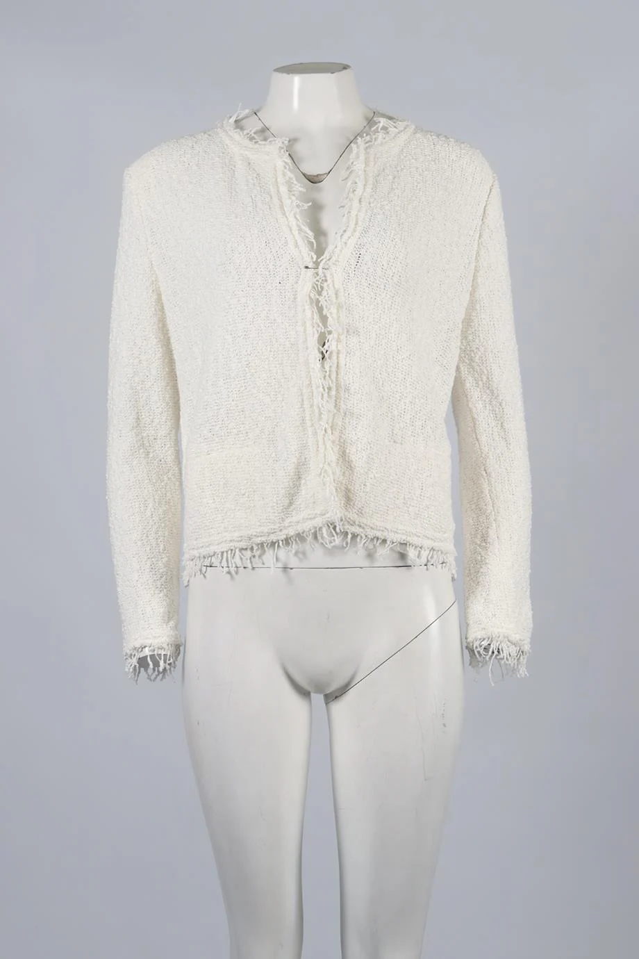 IRO COTTON BLEND JACKET FR 42 UK 14 - Image 2