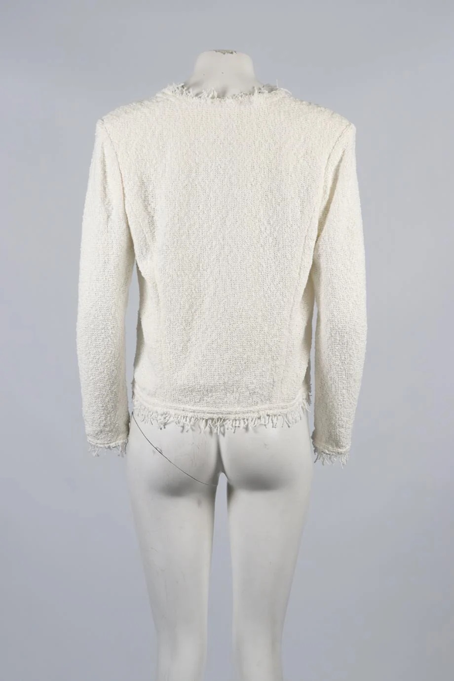 IRO COTTON BLEND JACKET FR 42 UK 14 - Image 4