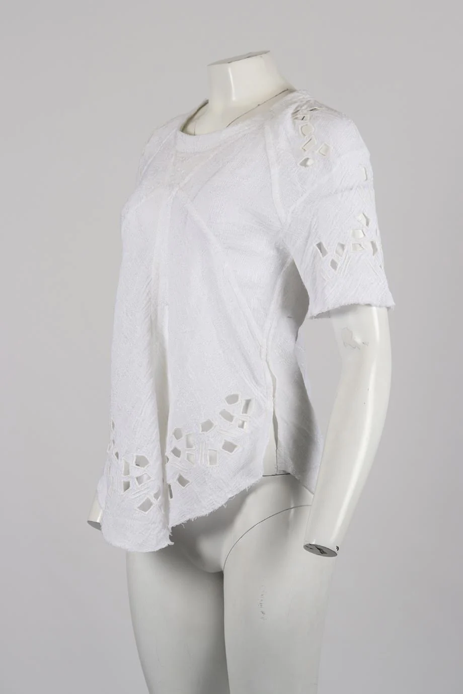 IRO COTTON BLEND TOP FR 36 UK 8 - Image 3