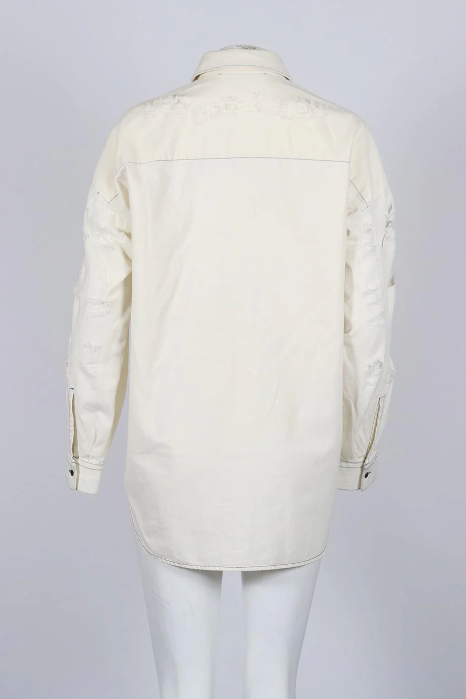 IRO JEANS COTTON SHIRT FR 34 UK 6 - Image 4