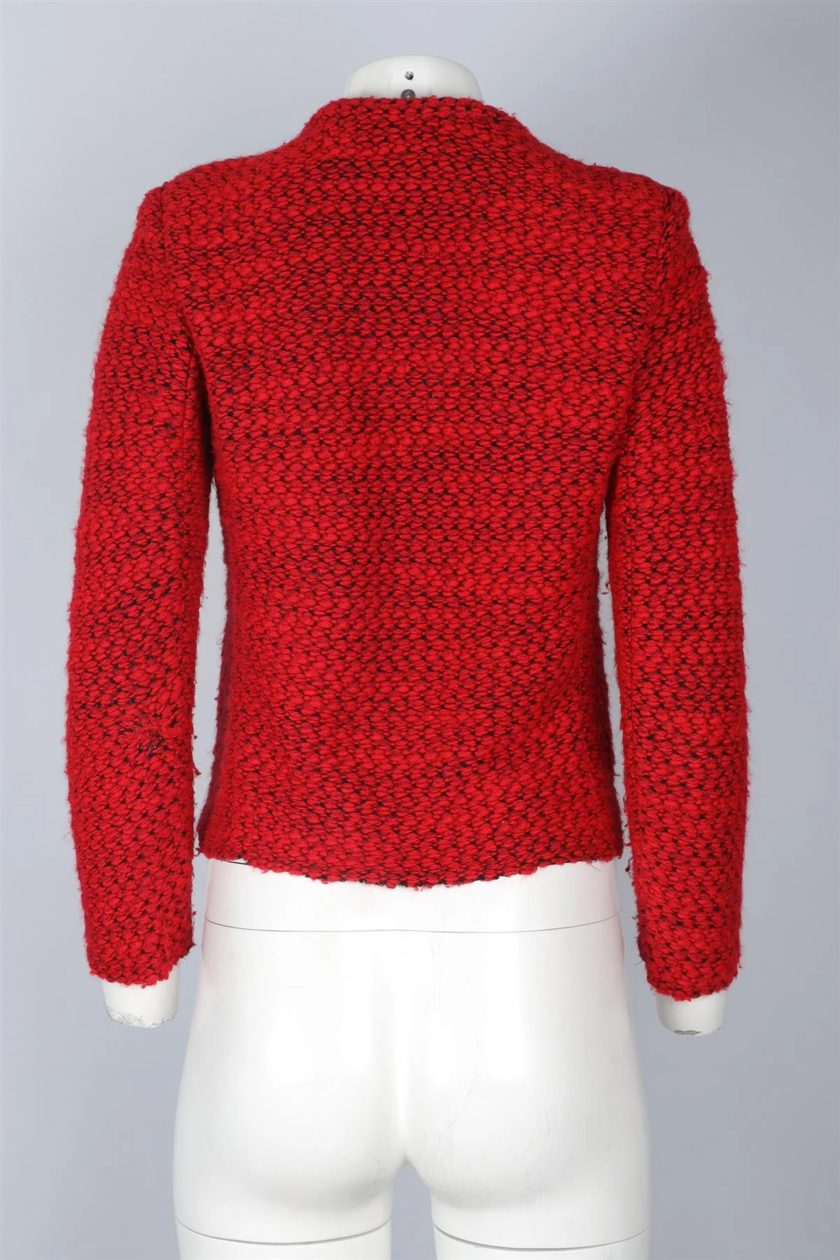 IRO RED WOOL JACKET FR 38 UK 10 - Image 4