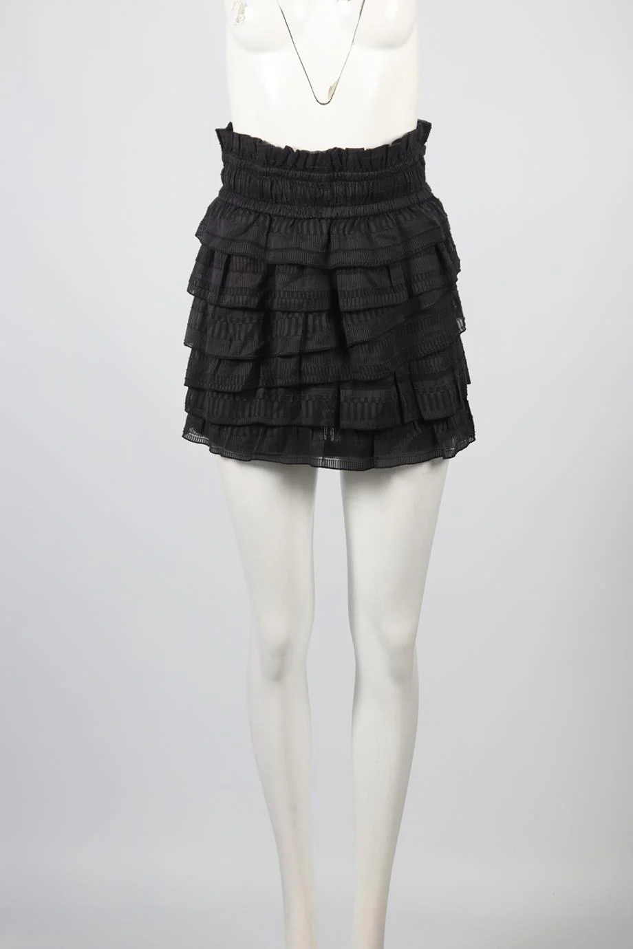 IRO SILK BLEND MINI SKIRT FR 38 UK 10 - Image 2