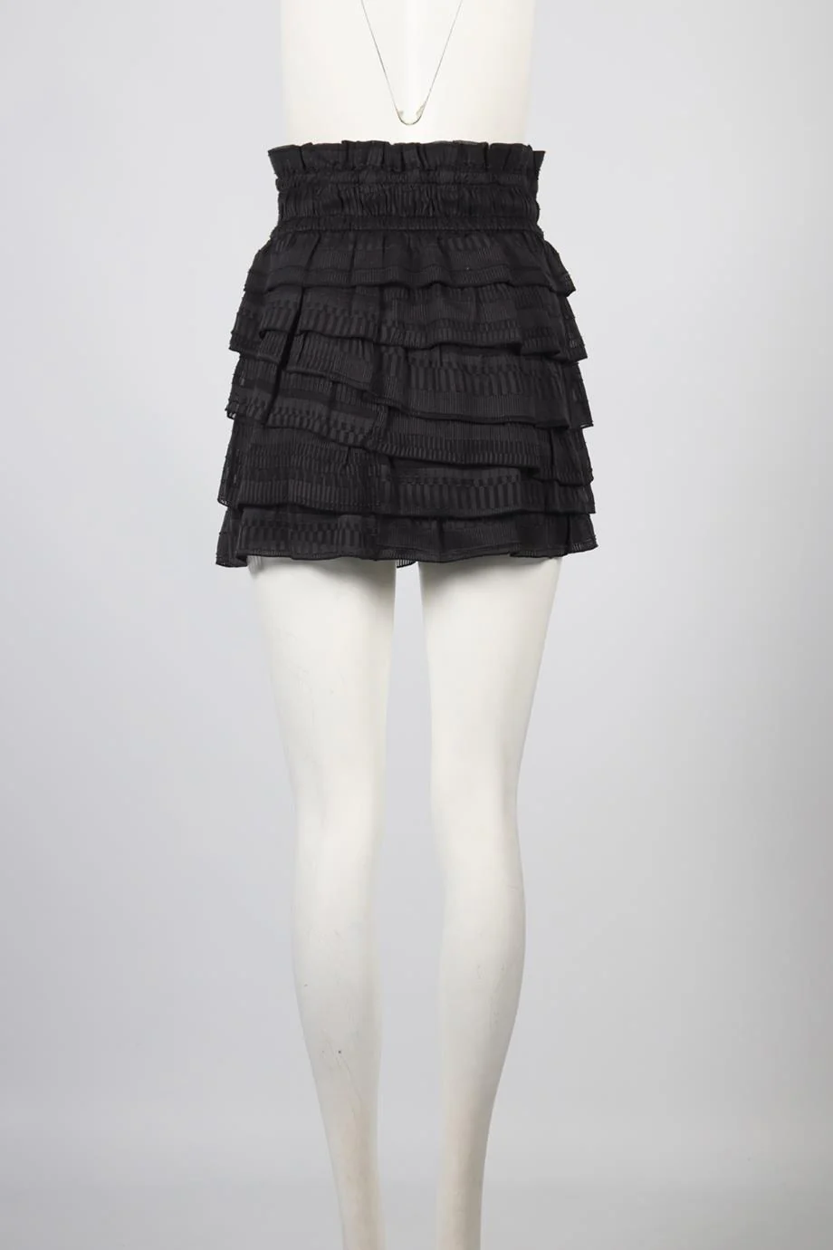 IRO SILK BLEND MINI SKIRT FR 38 UK 10 - Image 4