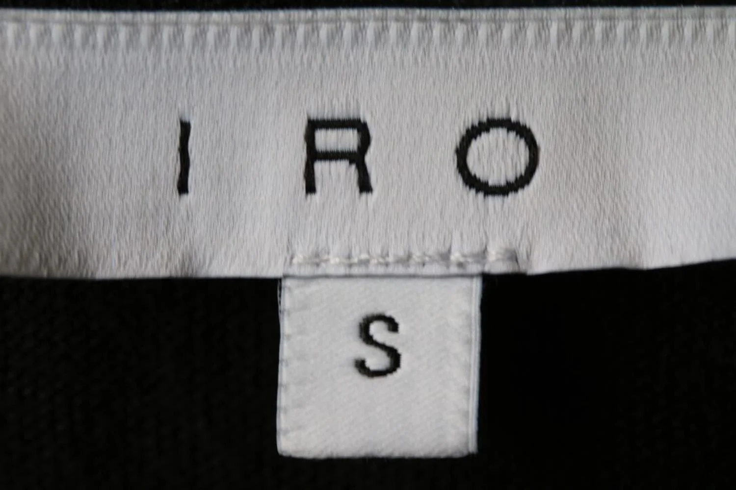 IRO STEIRO EYELET EMBELLISHED SLUB LINEN T-SHIRT SMALL - Image 5