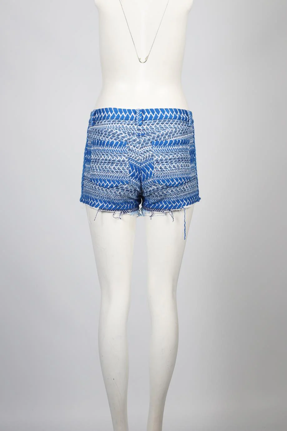 IRO TWEED COTTON BLEND SHORTS FR 36 UK 8 - Image 4