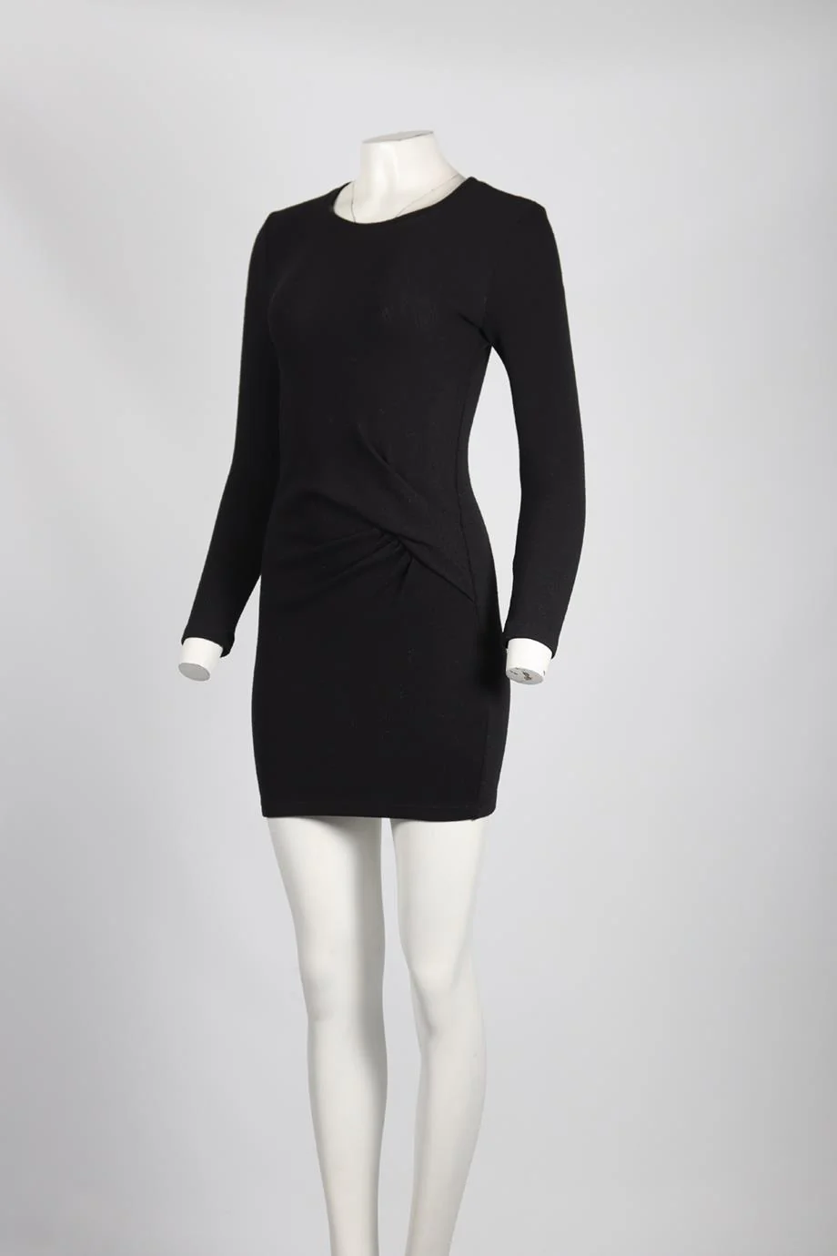 IRO WOOL BLEND MINI DRESS FR 38 UK 10 - Image 3