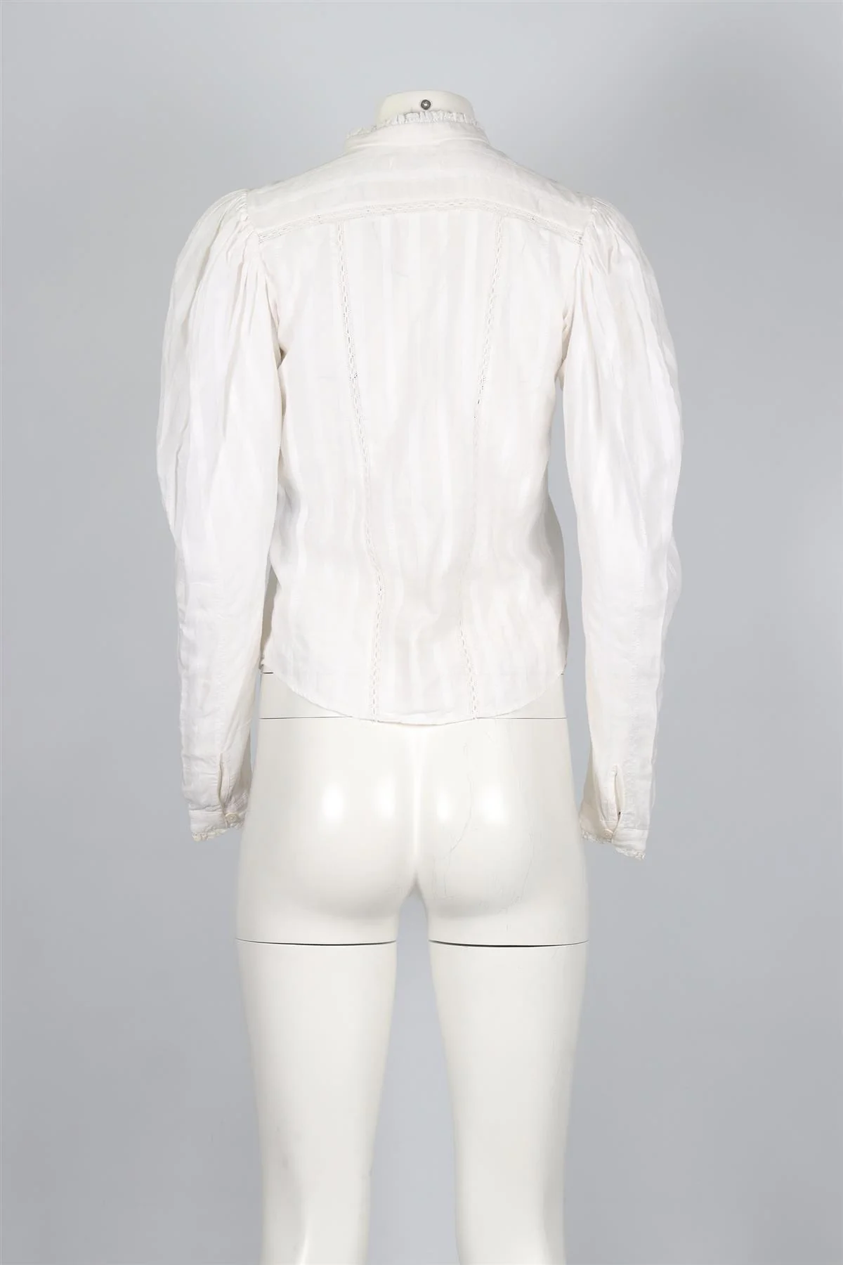 ISABEL ETOILE MARANT WHITE COTTON TOP FR 34 UK 6 - Image 4