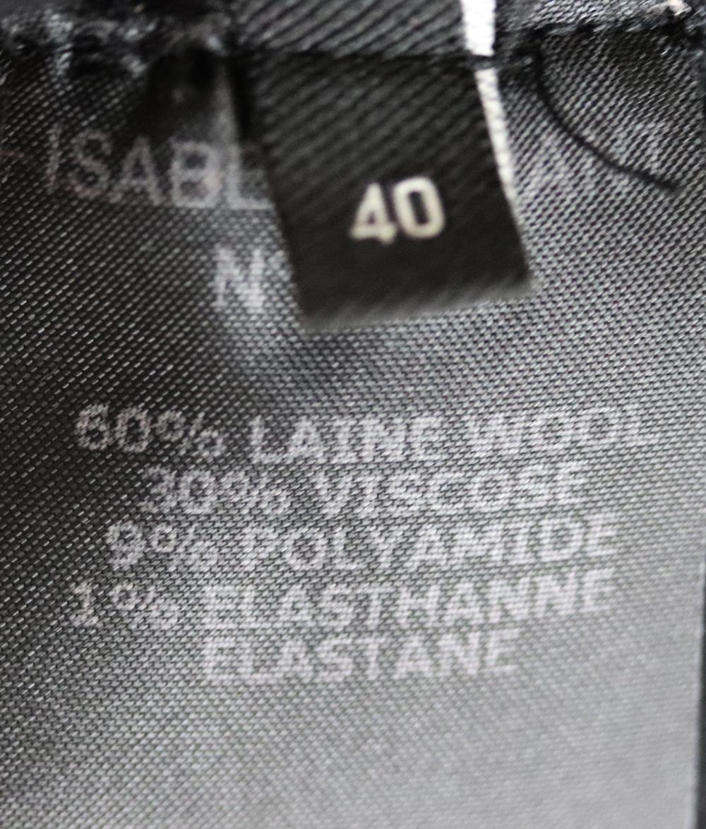 ISABEL MARANT ADAMS WOOL BLEND PEPLUM MINI DRESS FR 40 UK 12 - Image 6