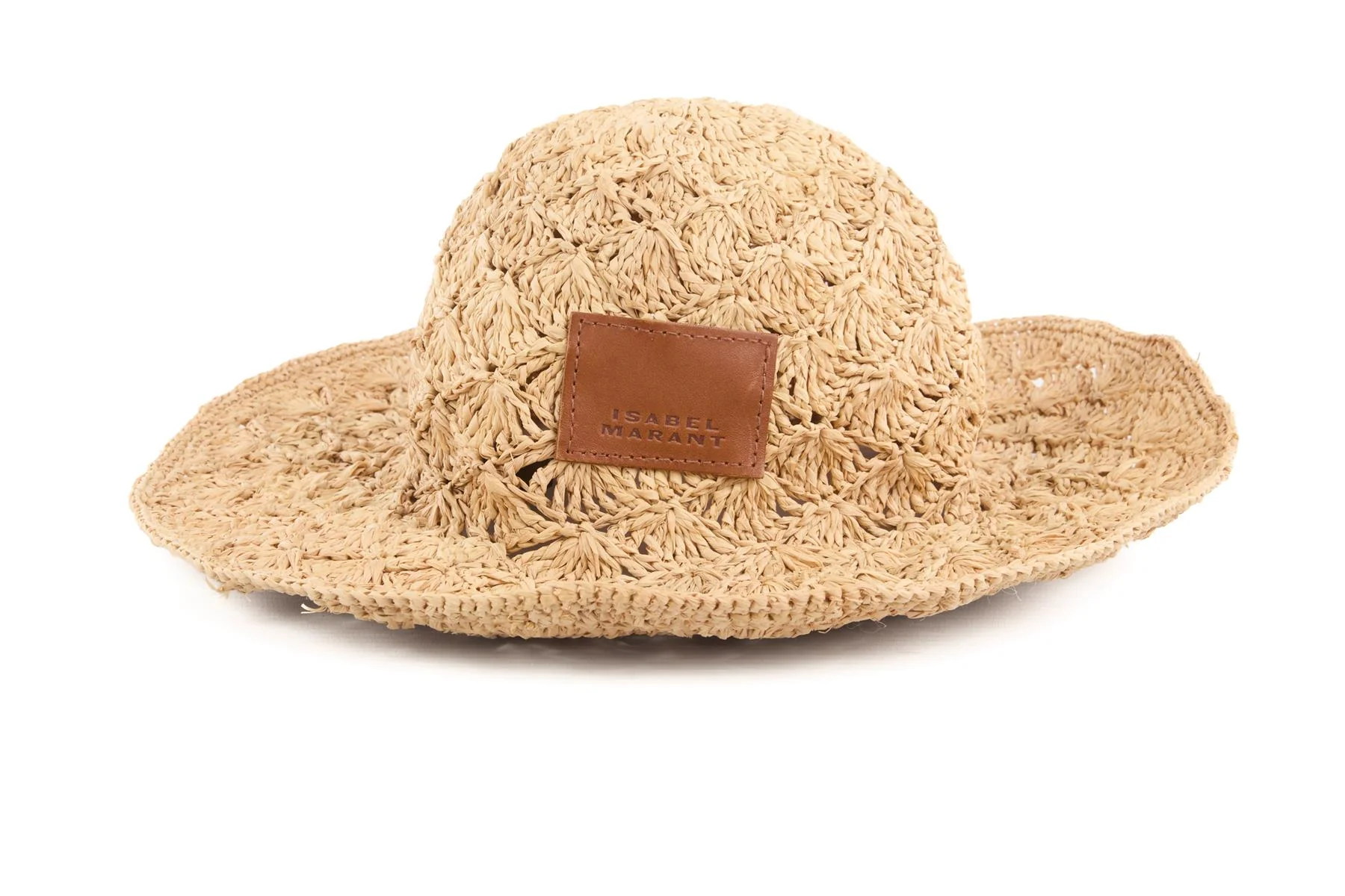ISABEL MARANT BEIGE RAFFIA HAT - Image 2
