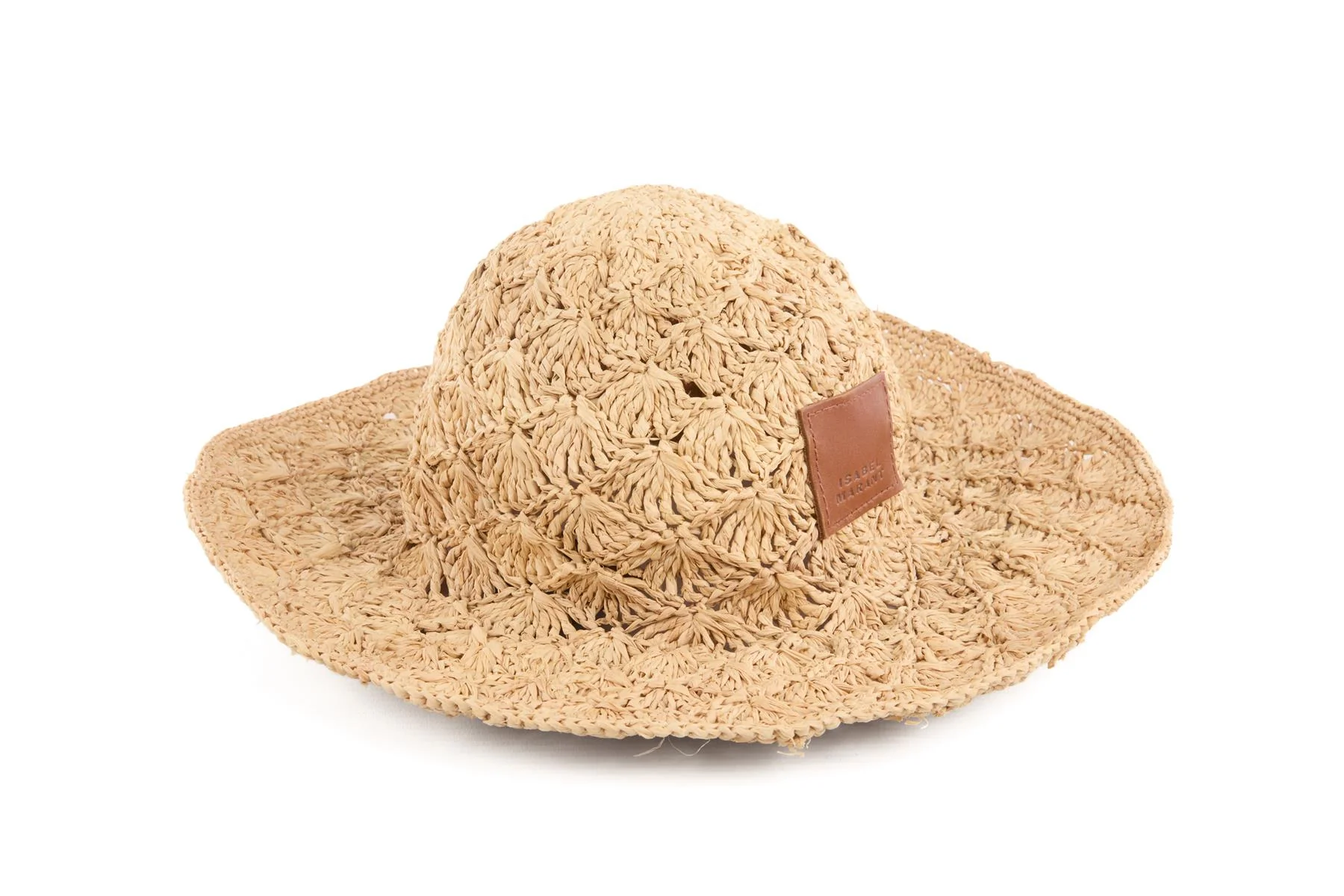 ISABEL MARANT BEIGE RAFFIA HAT - Image 3