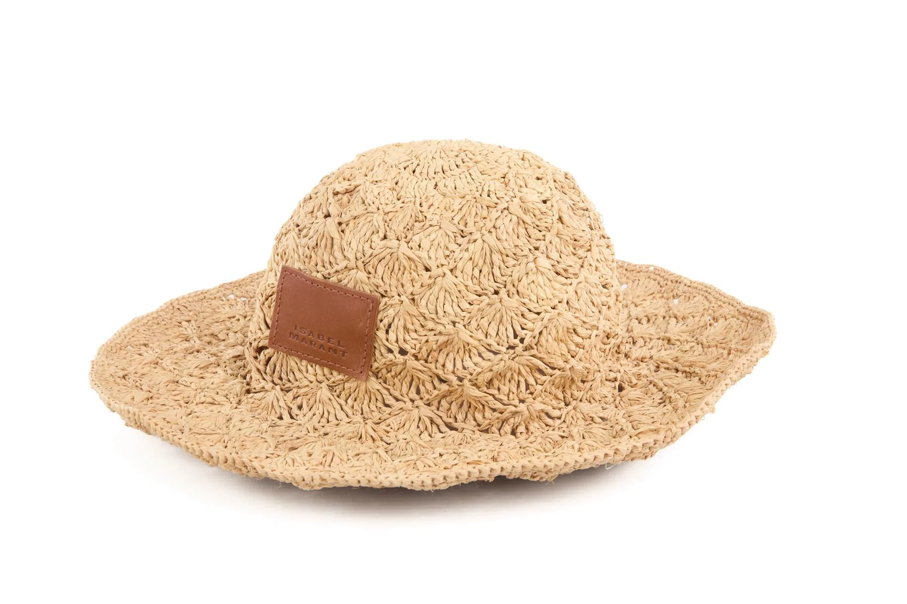 ISABEL MARANT BEIGE RAFFIA HAT - Image 5