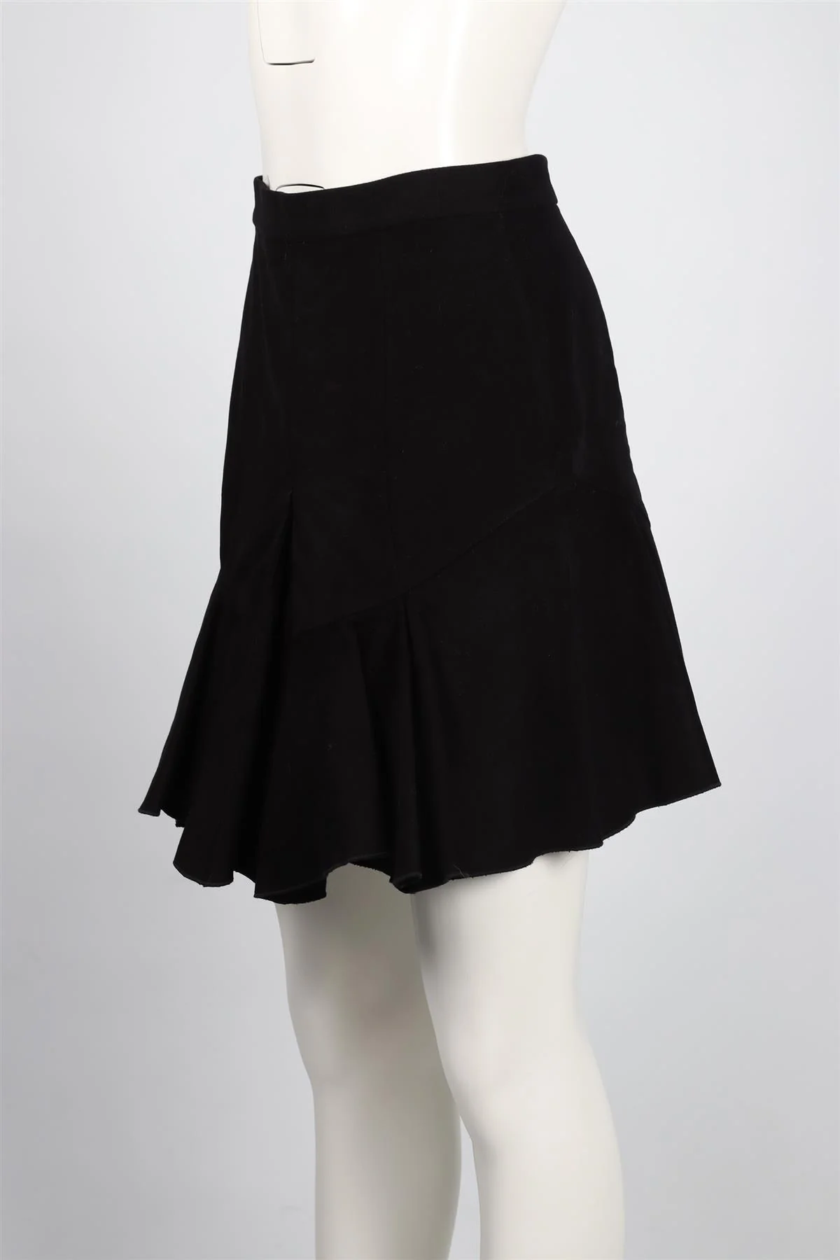 ISABEL MARANT BLACK COTTON BLEND MINI SKIRT FR 38 UK 10 - Image 3