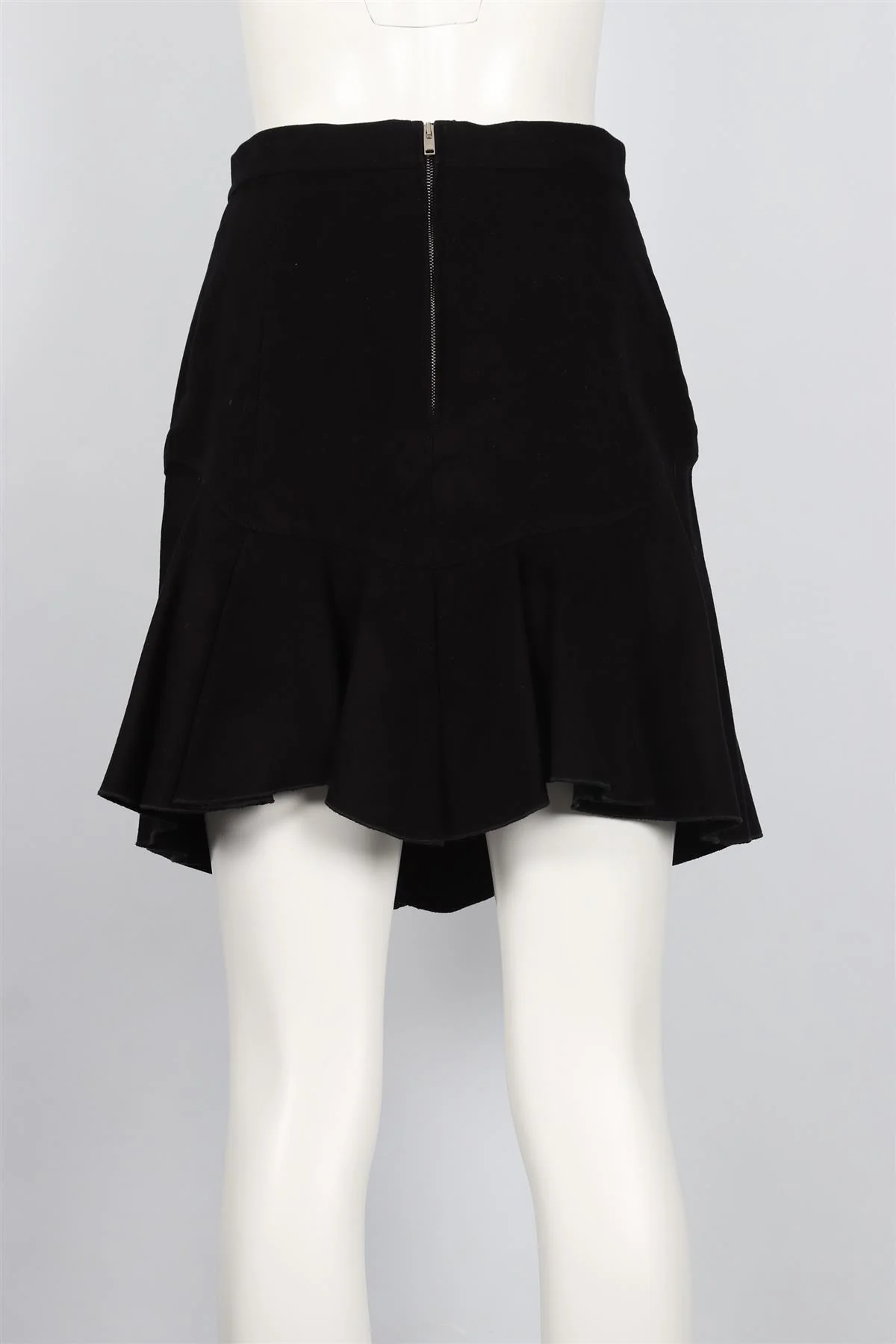 ISABEL MARANT BLACK COTTON BLEND MINI SKIRT FR 38 UK 10 - Image 4