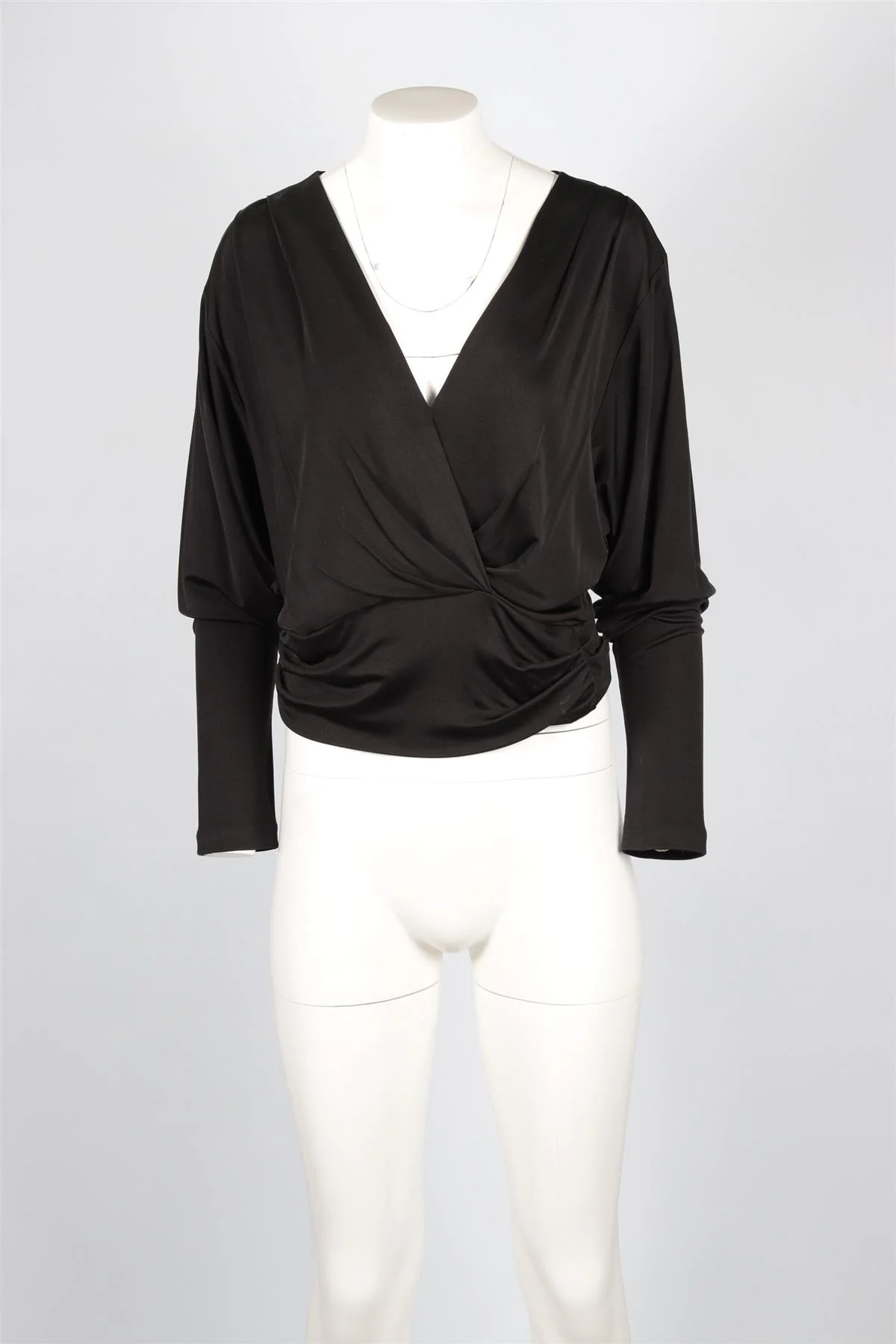 ISABEL MARANT BLACK JERSEY TOP FR 40 UK 12 - Image 2