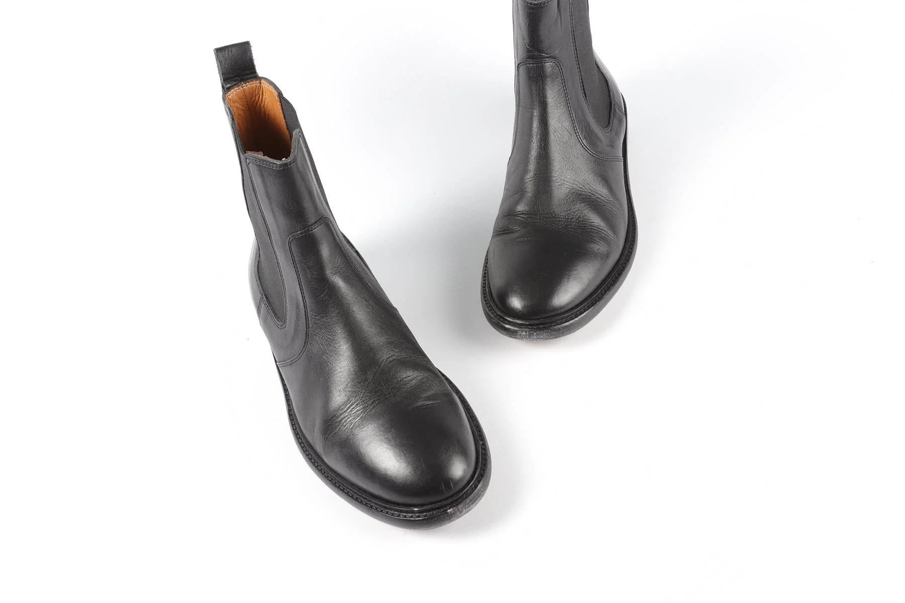 ISABEL MARANT BLACK LEATHER ANKLE BOOTS EU 38 UK 5 US 8 - Image 4