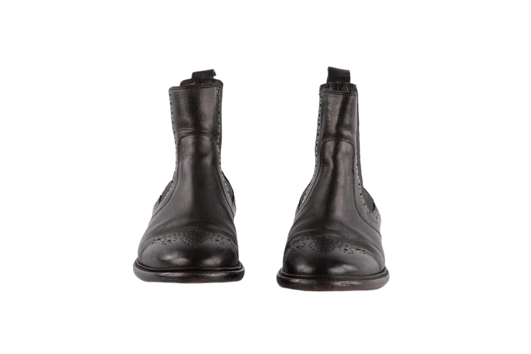 ISABEL MARANT BLACK LEATHER ANKLE BOOTS EU 39 - Image 3
