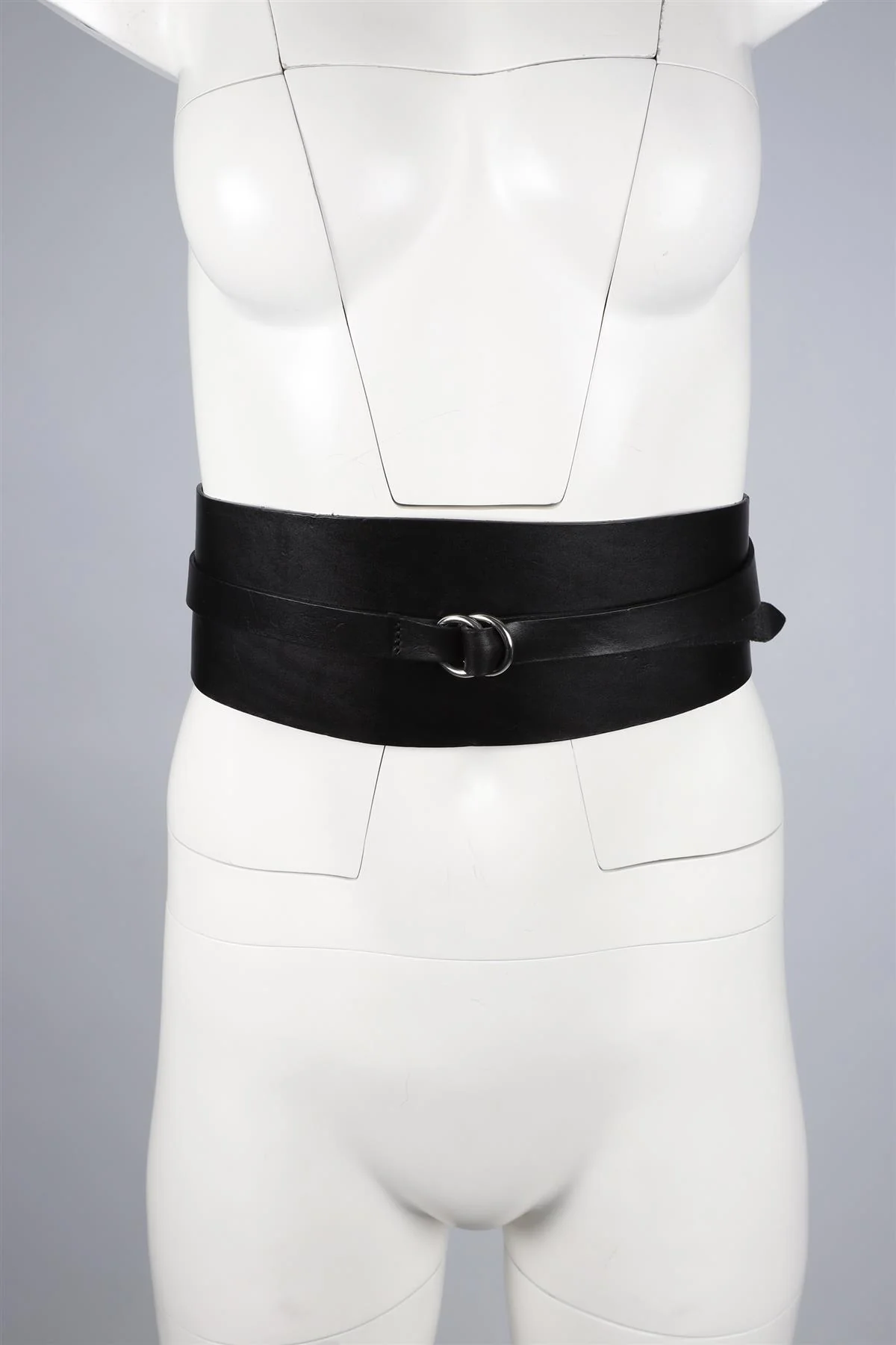 ISABEL MARANT BLACK LEATHER WAIST BELT 66 IN - Image 10