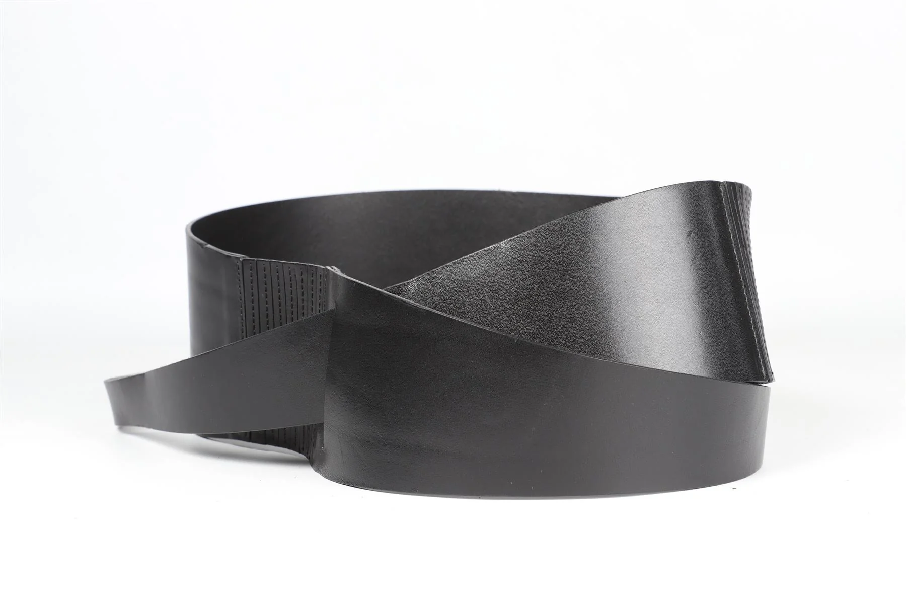 ISABEL MARANT BLACK LEATHER WAIST BELT 66 IN - Image 3
